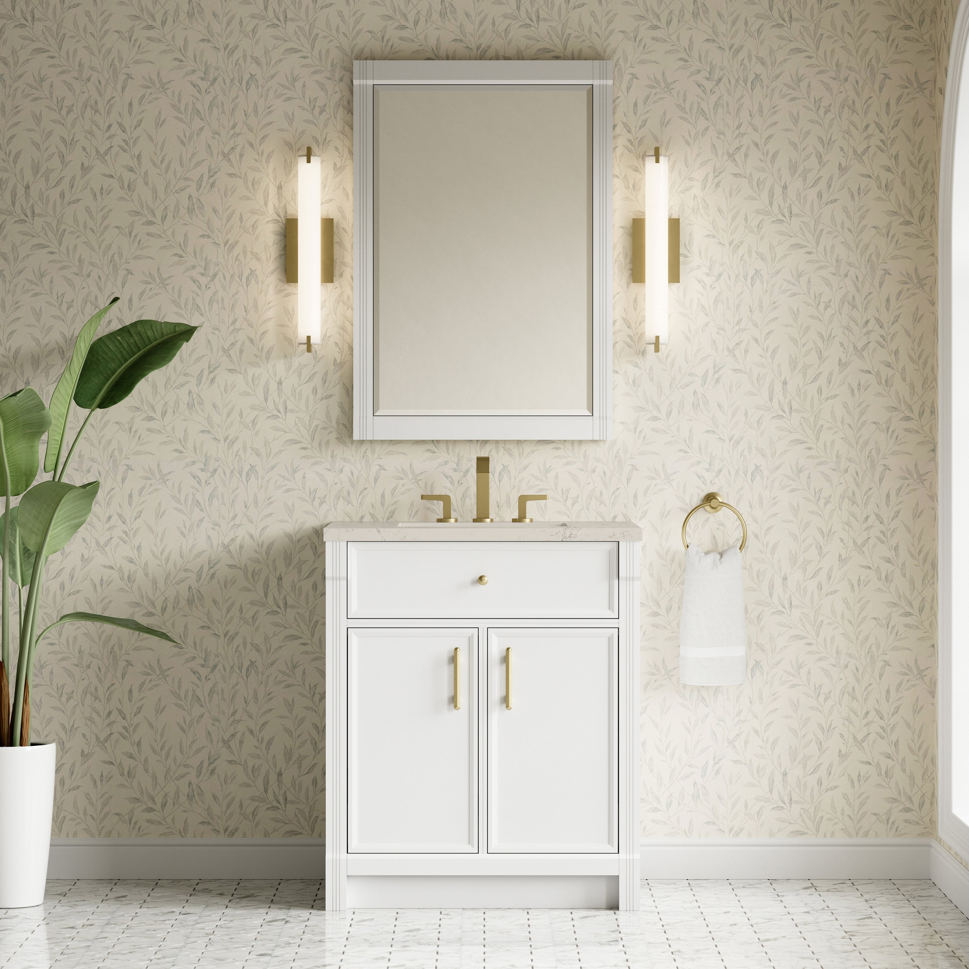 Bellshire 30" Single Vanity - 3cm Stone Top