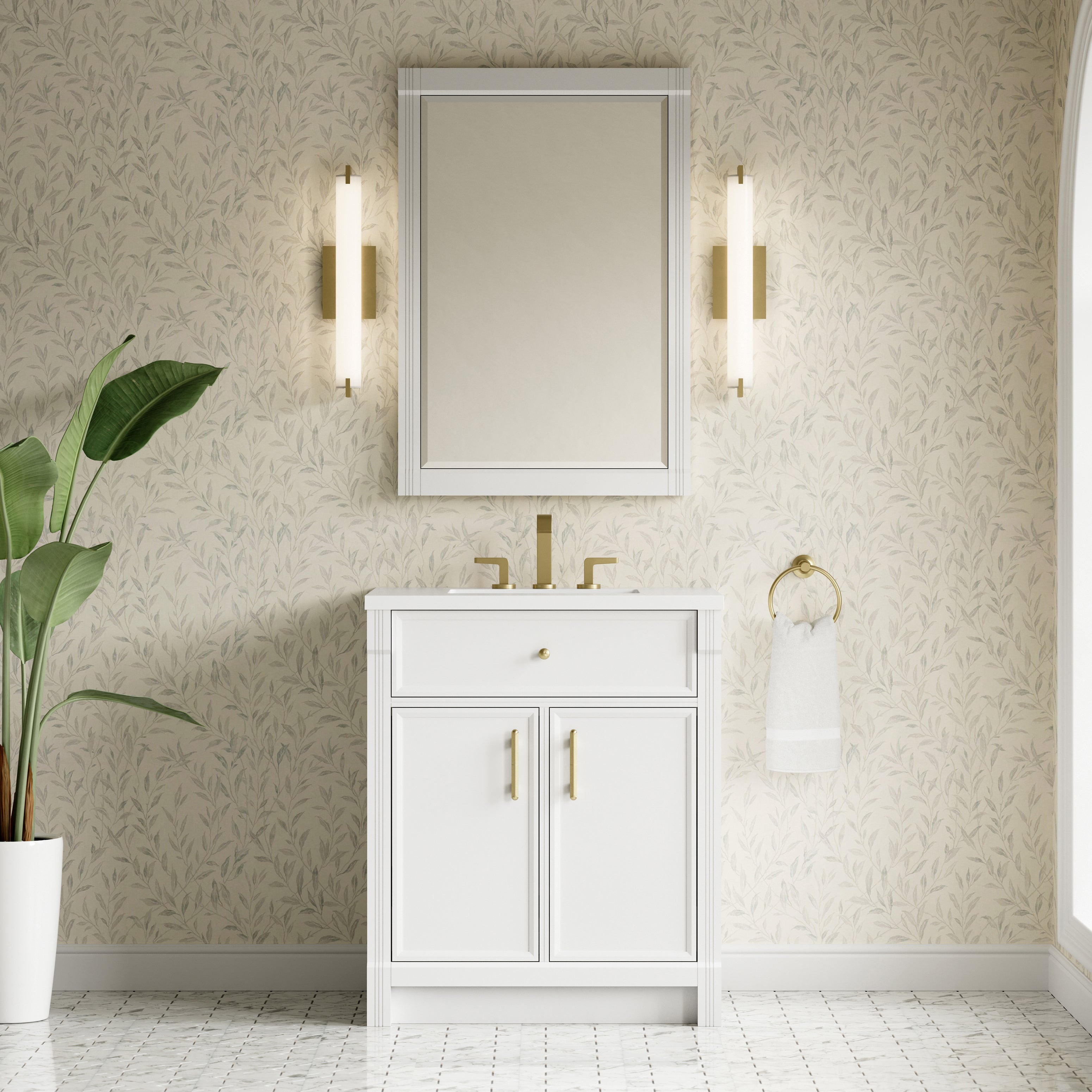 Bellshire 30" Single Vanity - 3cm Stone Top