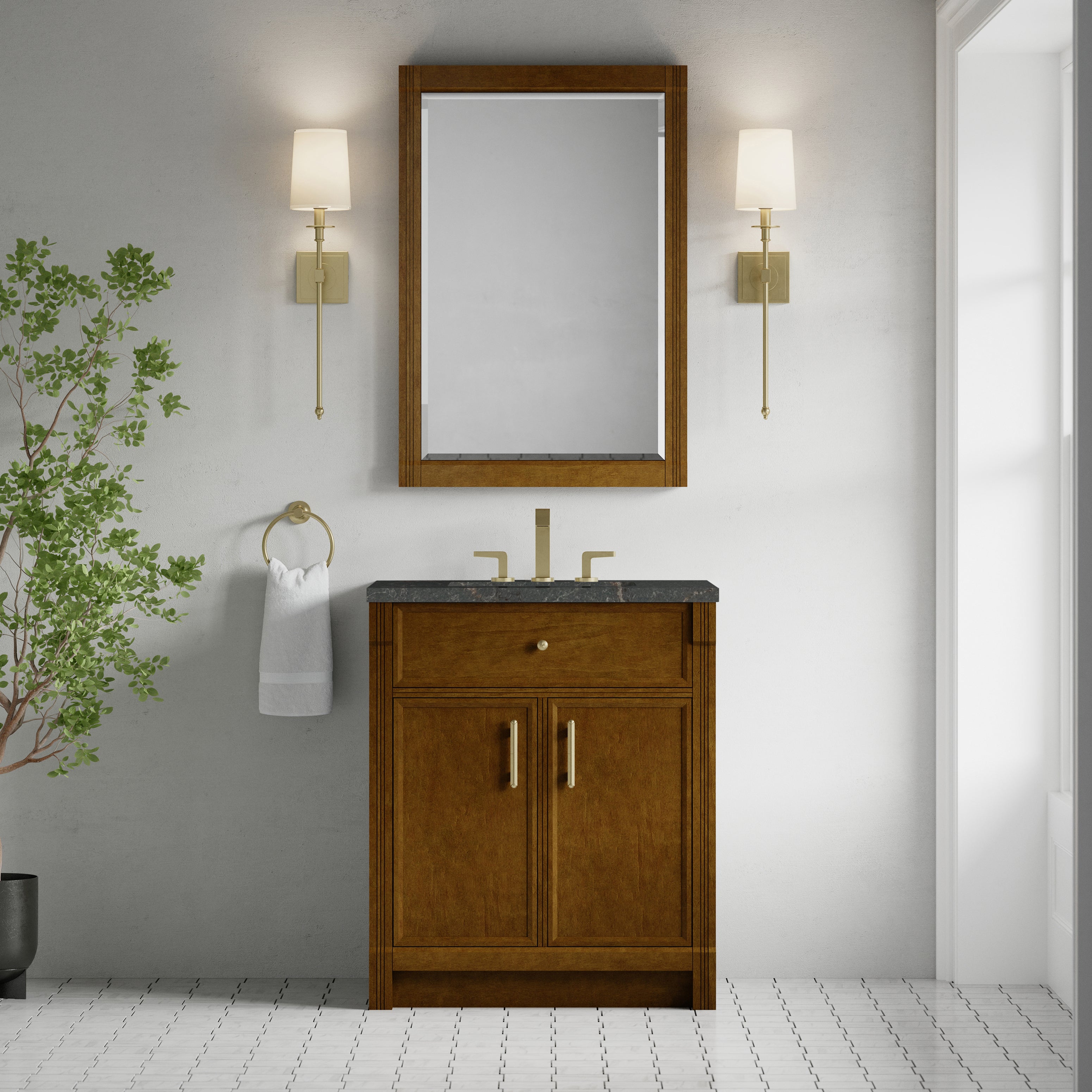 Bellshire 30" Single Vanity - 3cm Stone Top