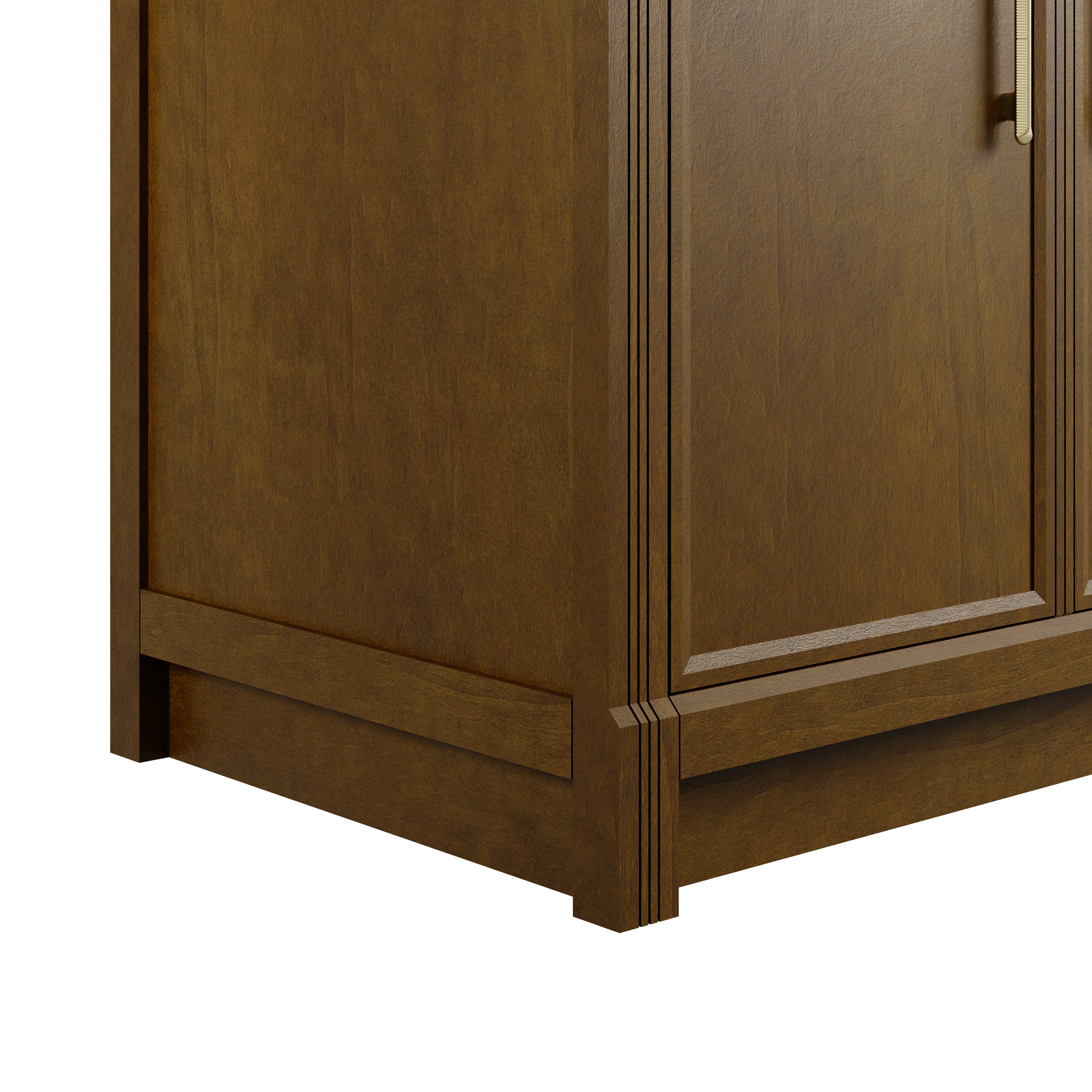 Bellshire 96" Dual Vanity Set with 24" Make-Up Counter - 3cm Stone Top