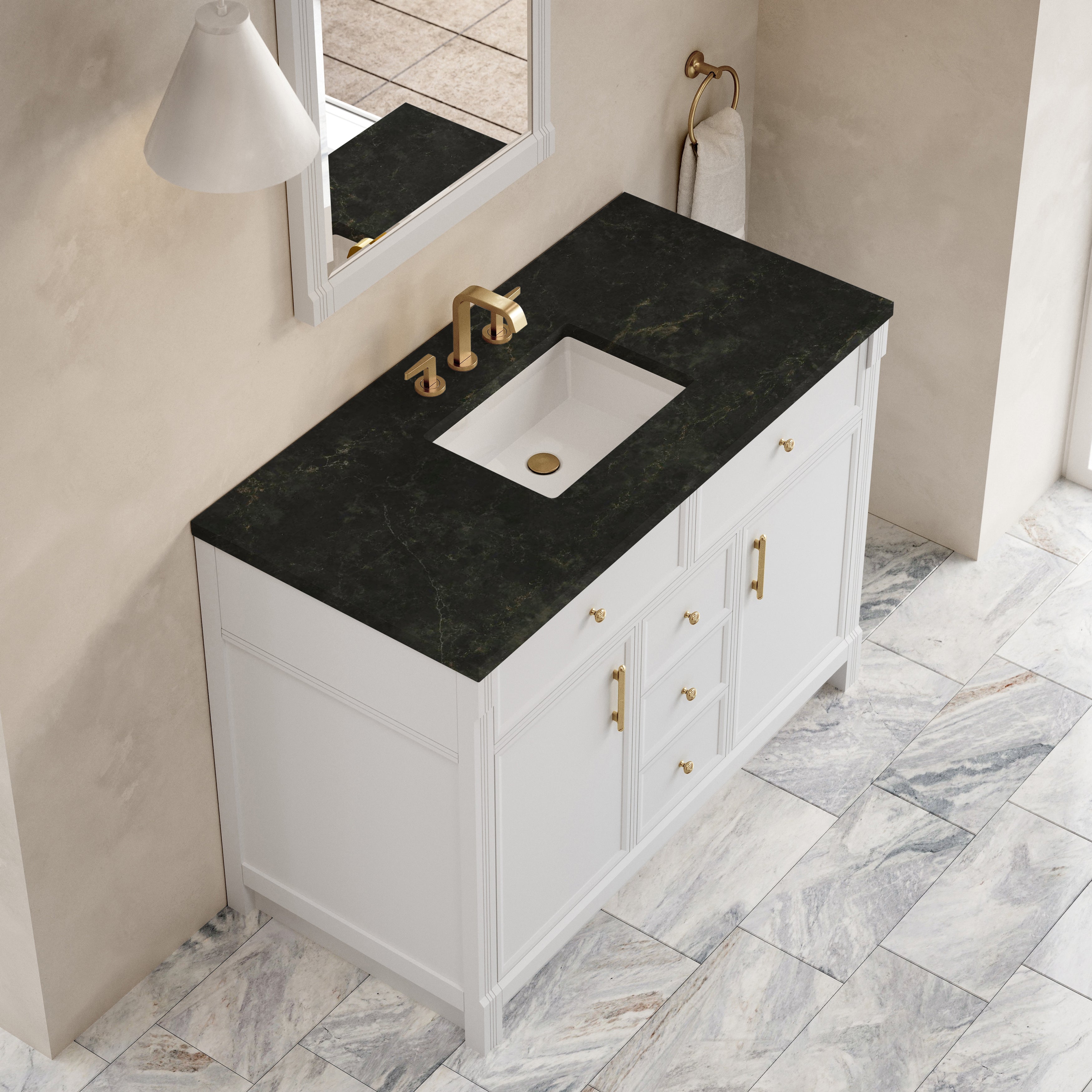 Bellshire 48" Single Vanity - 3cm Stone Top