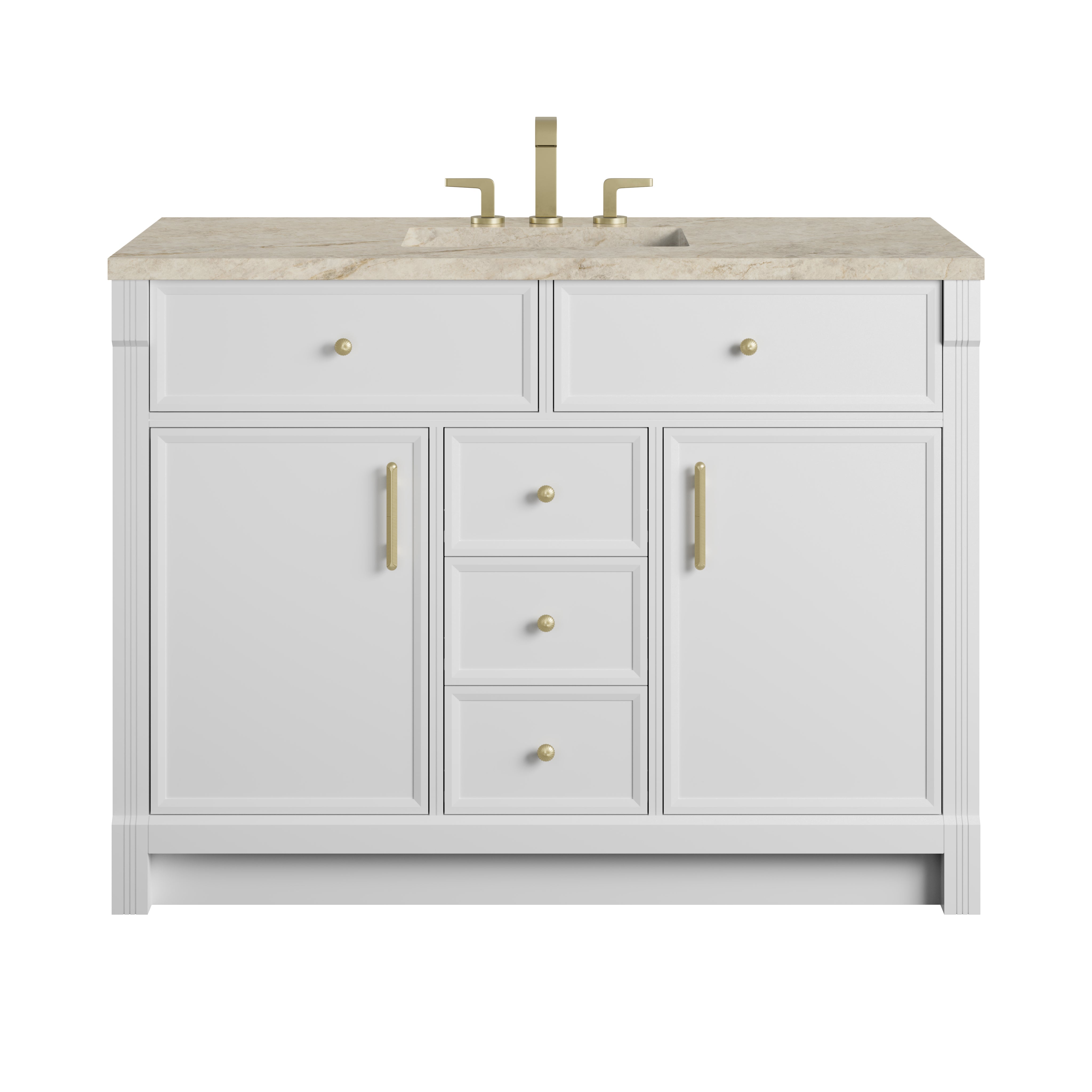 Bellshire 48" Single Vanity - 3cm Stone Top