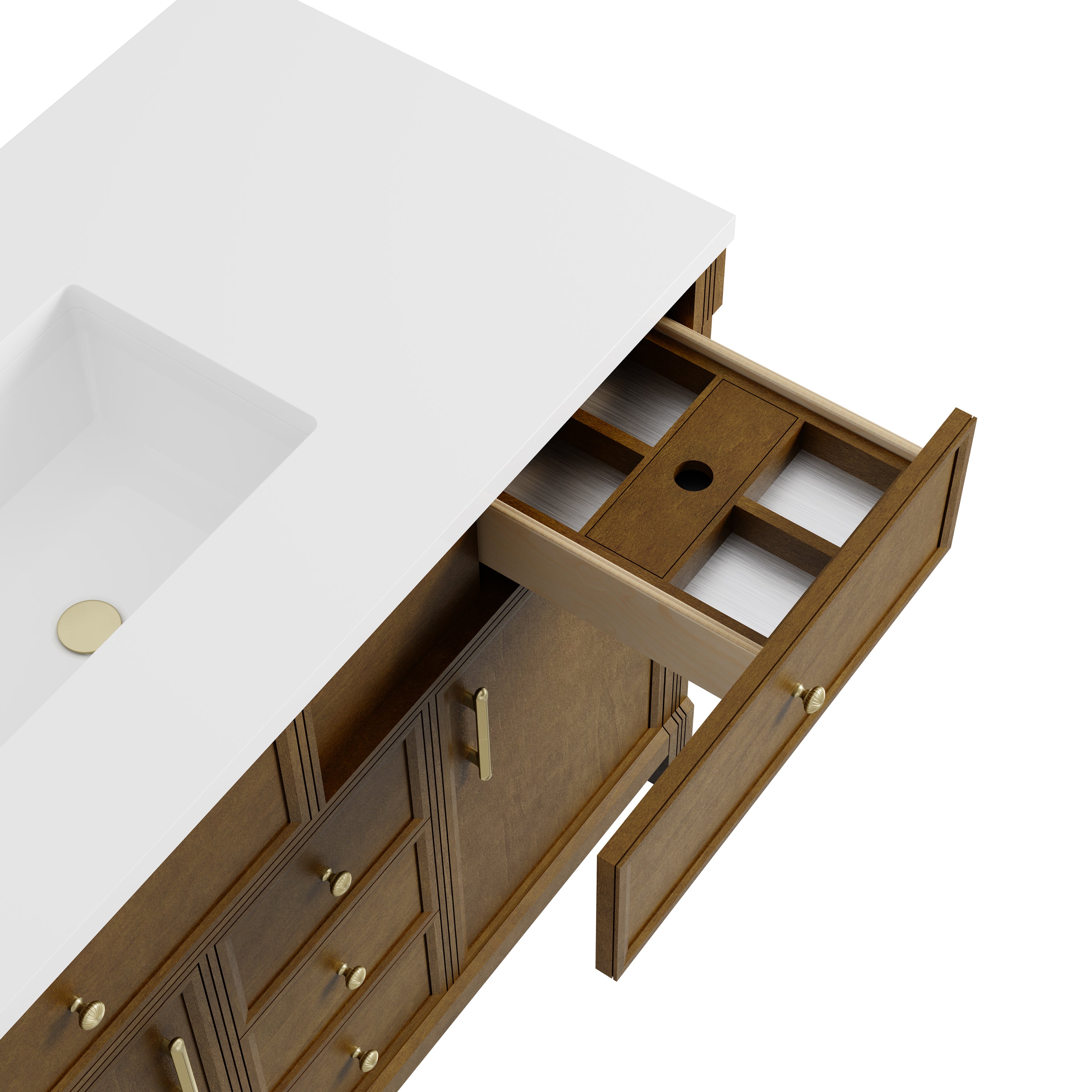 Bellshire 48" Single Vanity - 3cm Stone Top