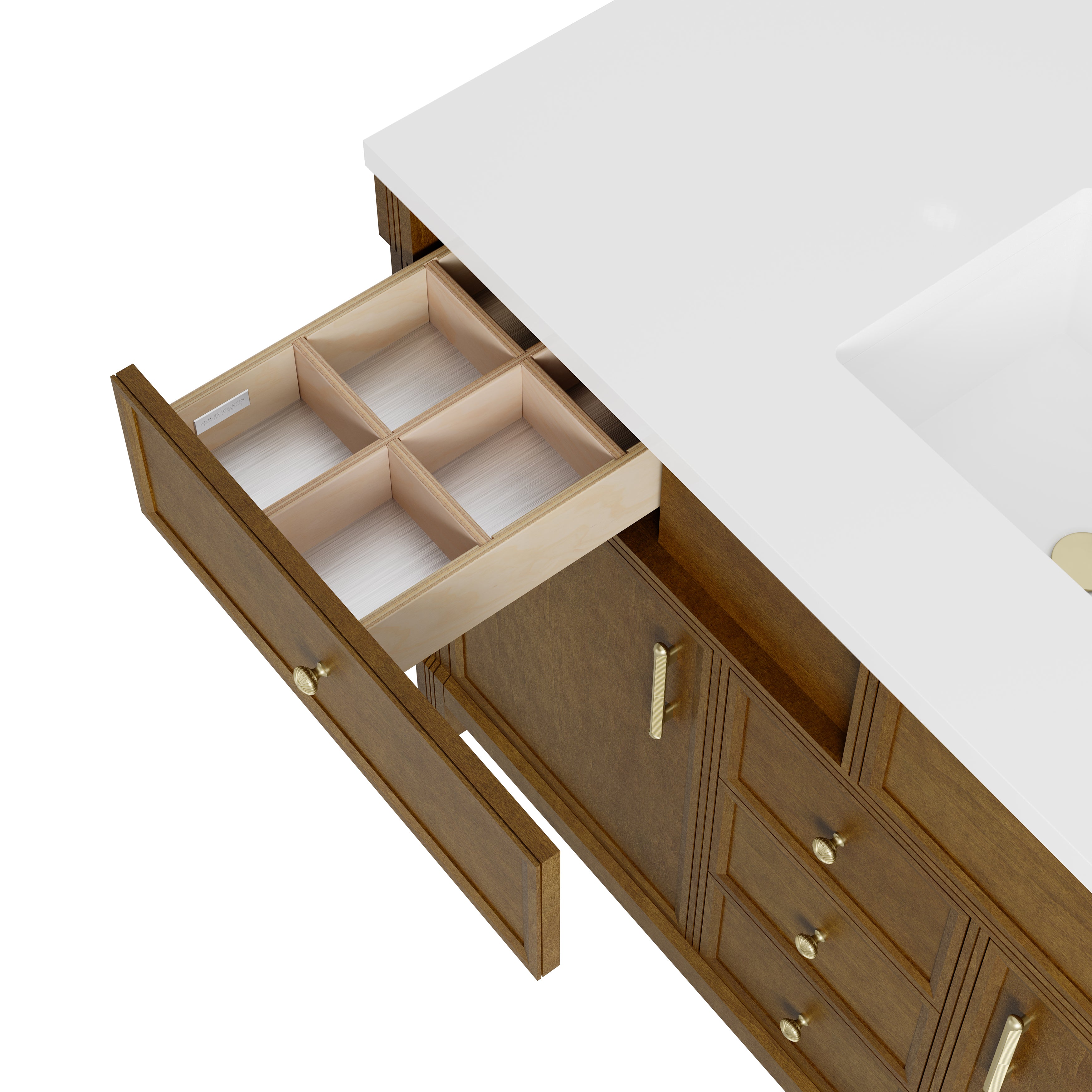 Bellshire 48" Single Vanity - 3cm Stone Top