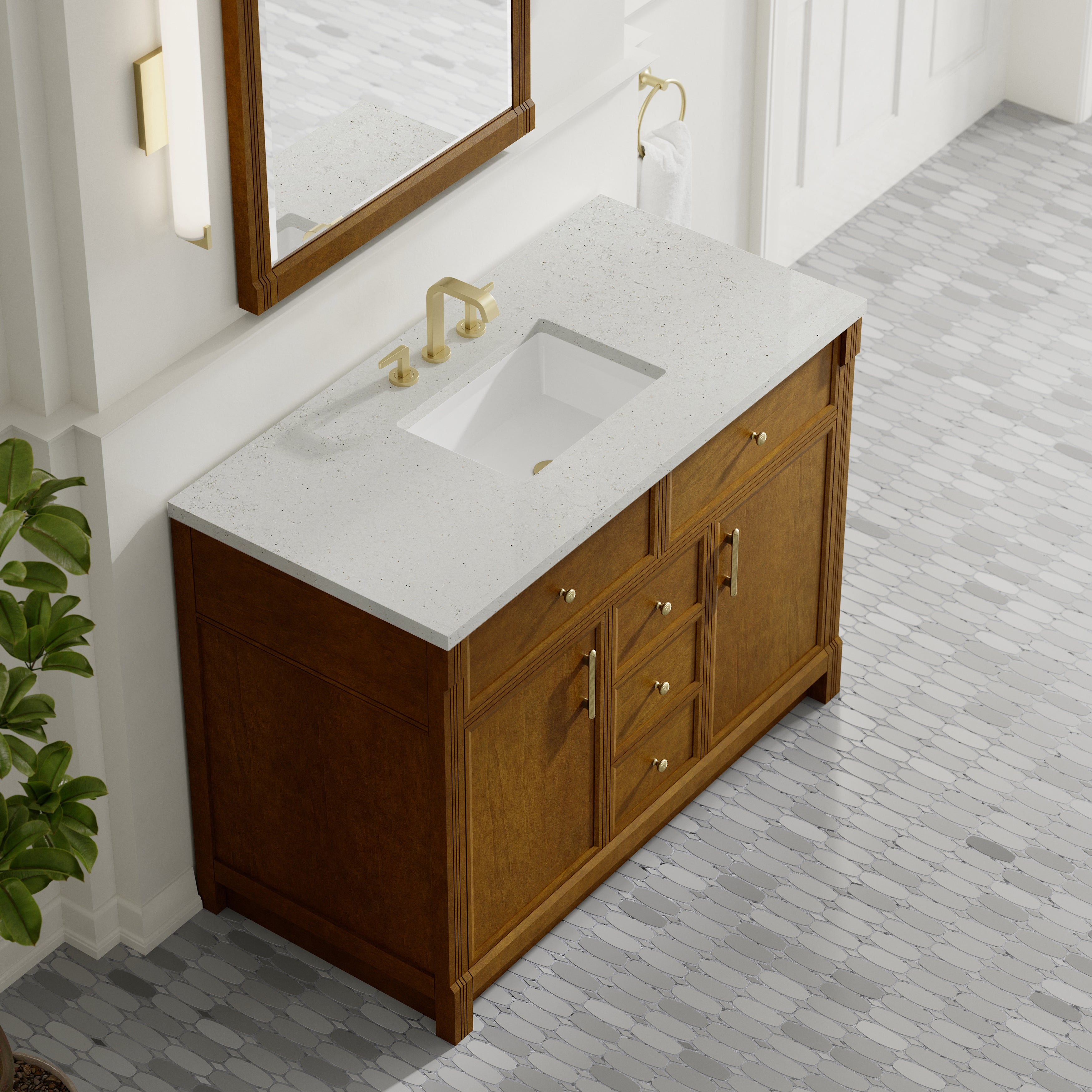 Bellshire 48" Single Vanity - 3cm Stone Top