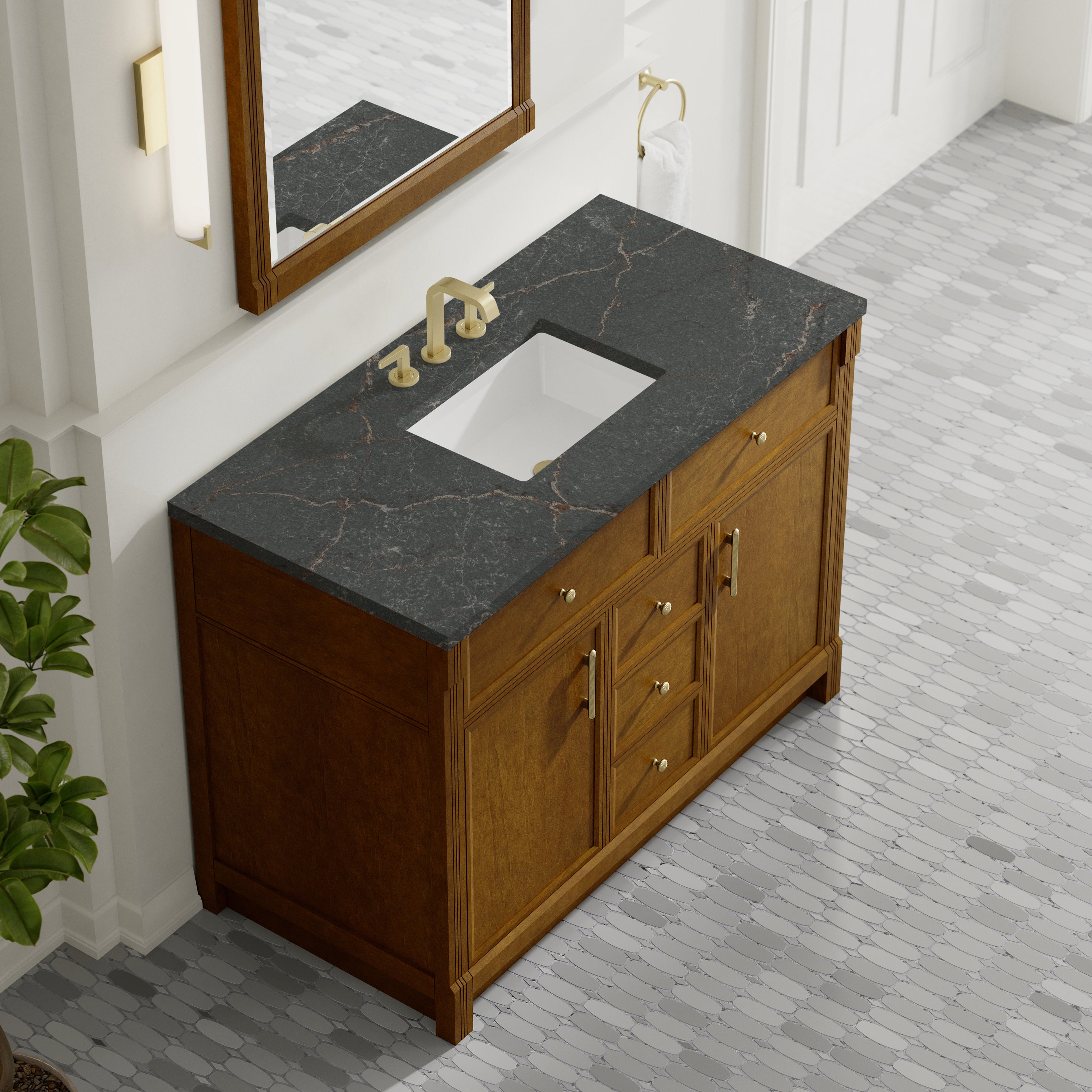 Bellshire 48" Single Vanity - 3cm Stone Top