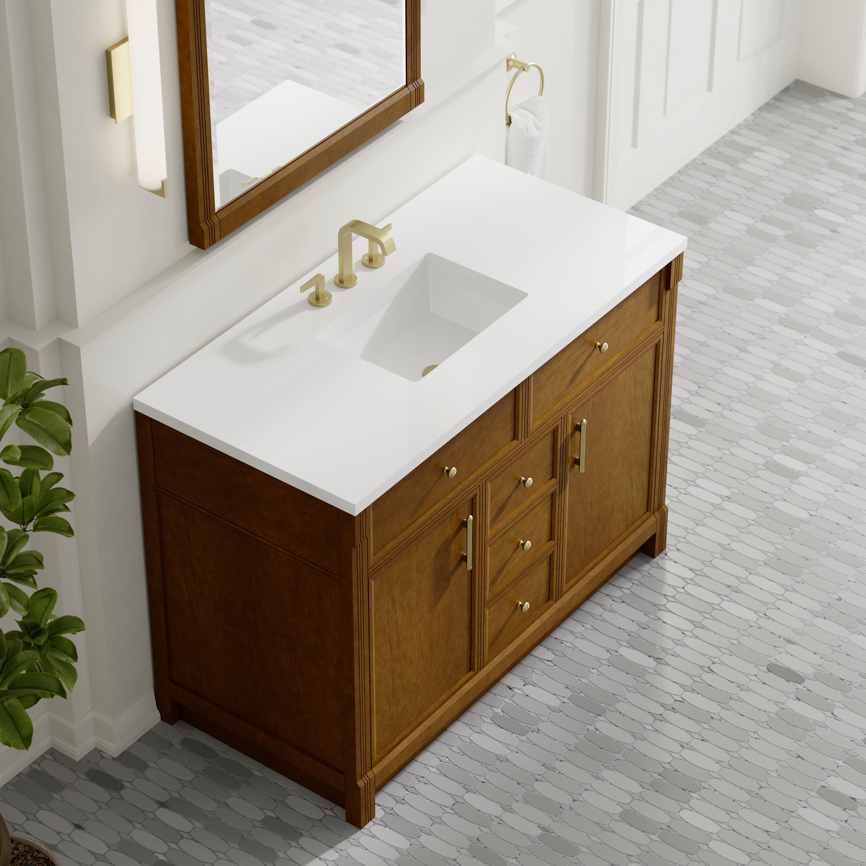 Bellshire 48" Single Vanity - 3cm Stone Top