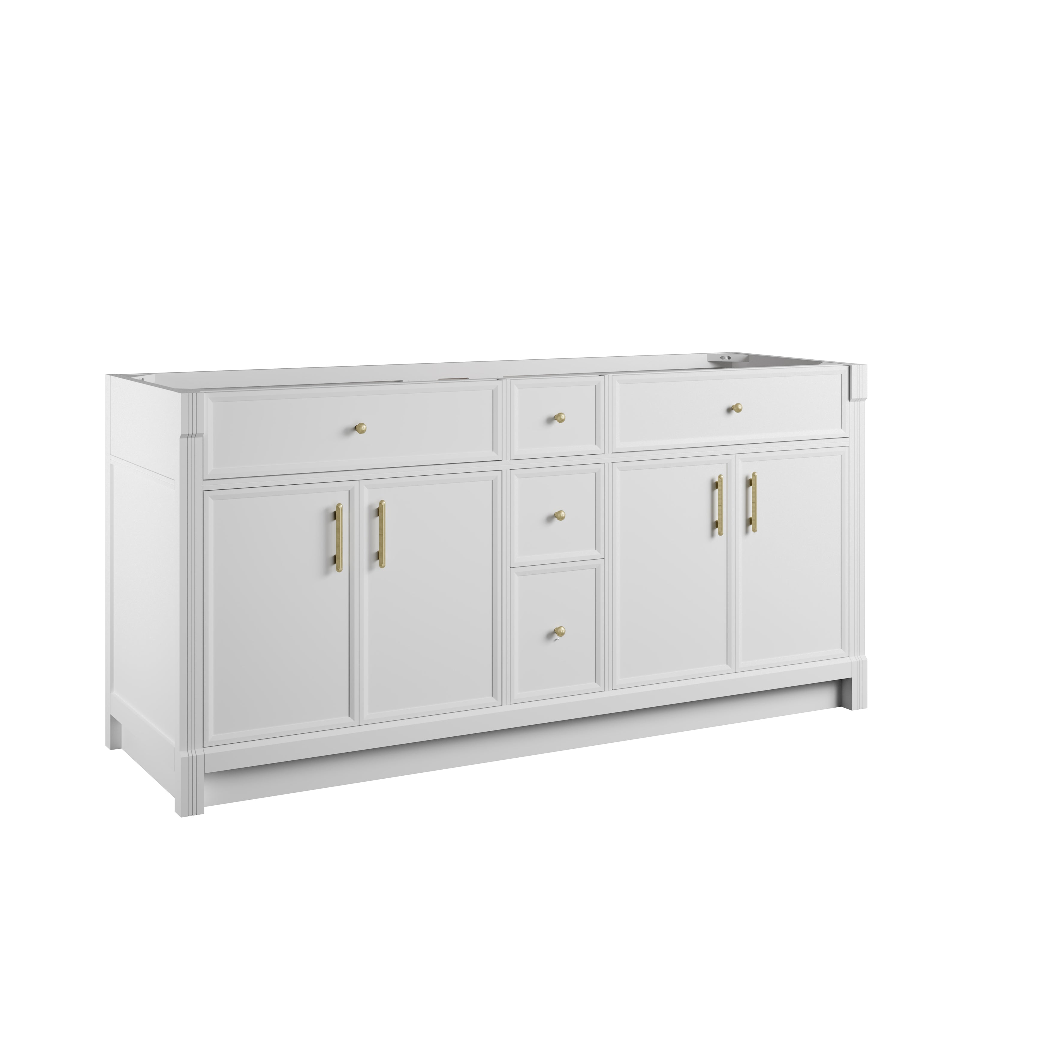 Bellshire 72" Double Vanity - 3cm Stone Top