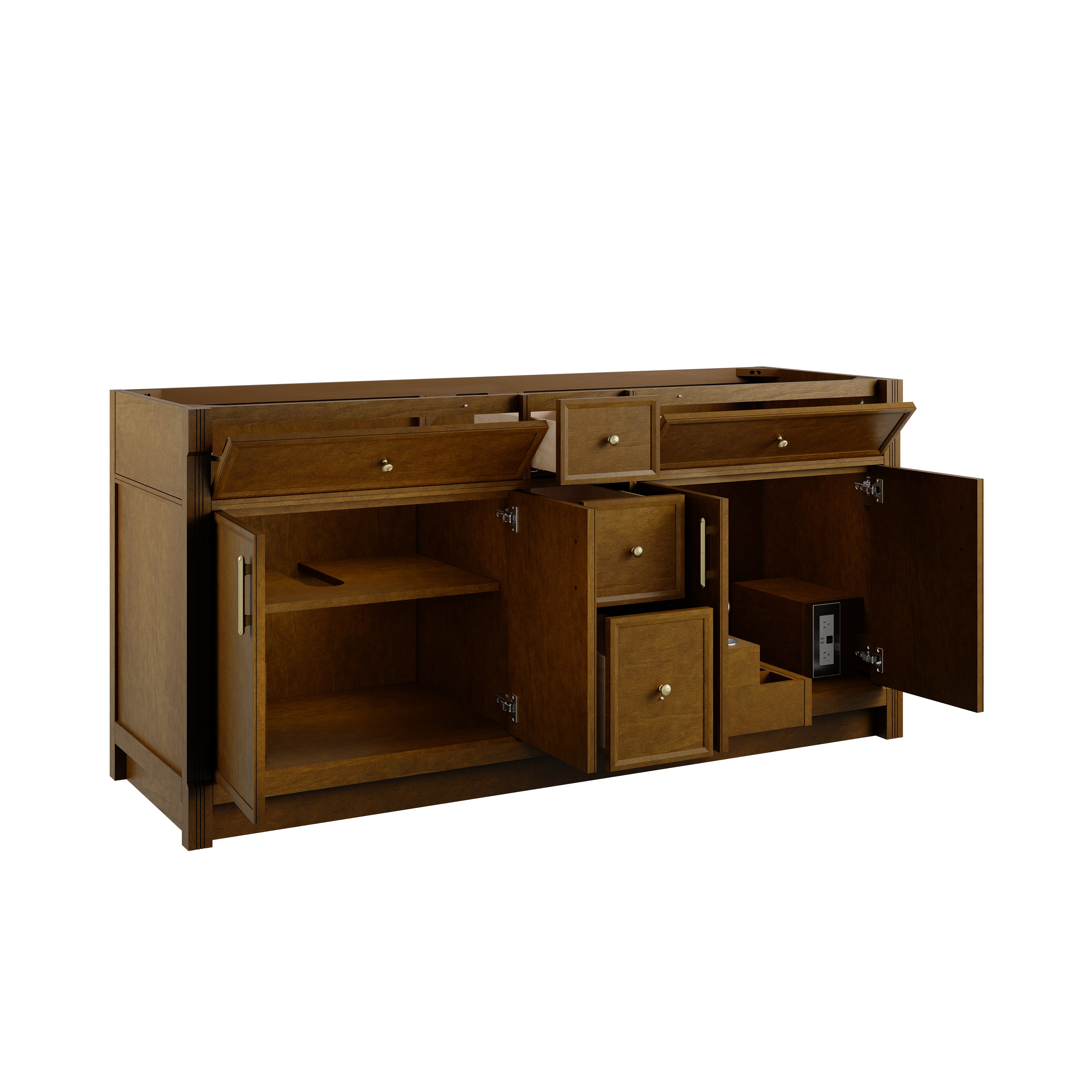 Bellshire 72" Double Vanity - 3cm Stone Top