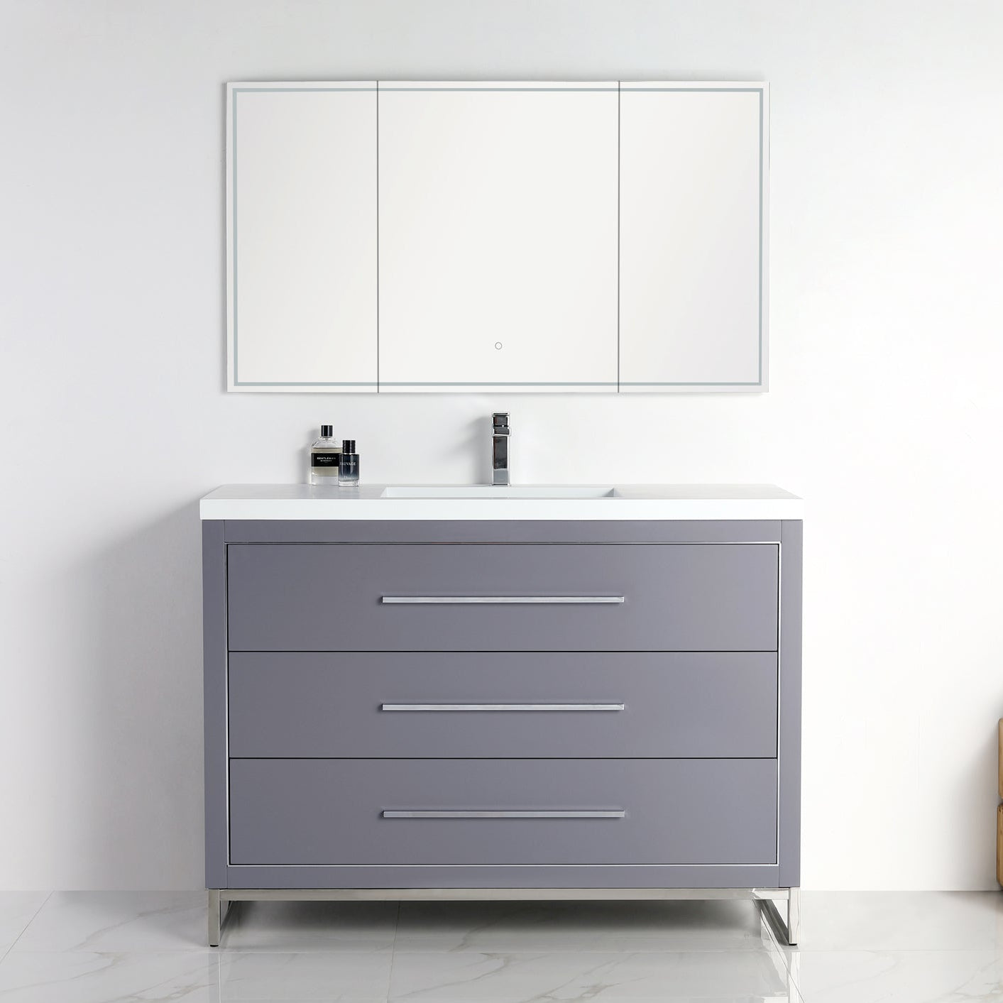 Vanity Adrian 49 - Integrated Solid Surface - Infinity