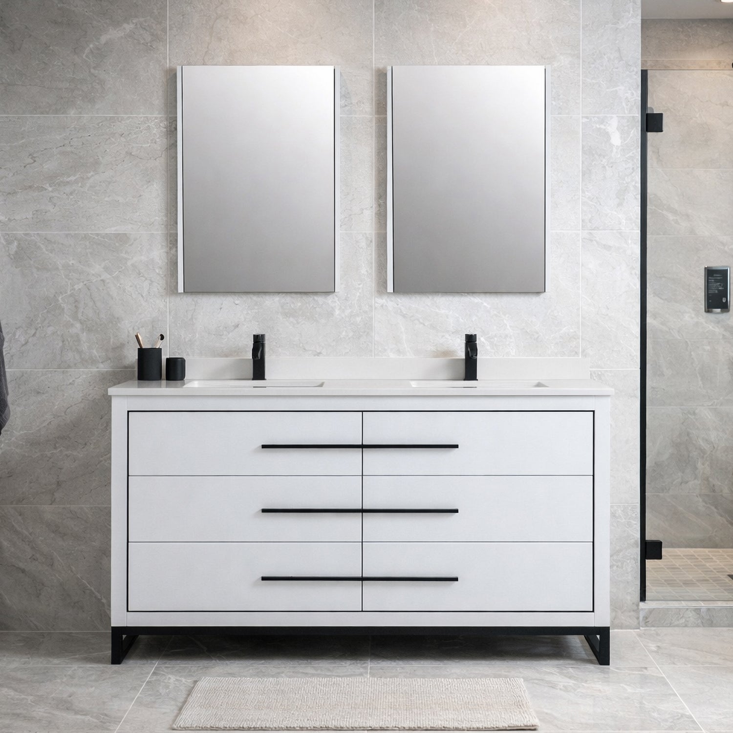 Vanity Adrian 60D - Artificial Stone 2cm