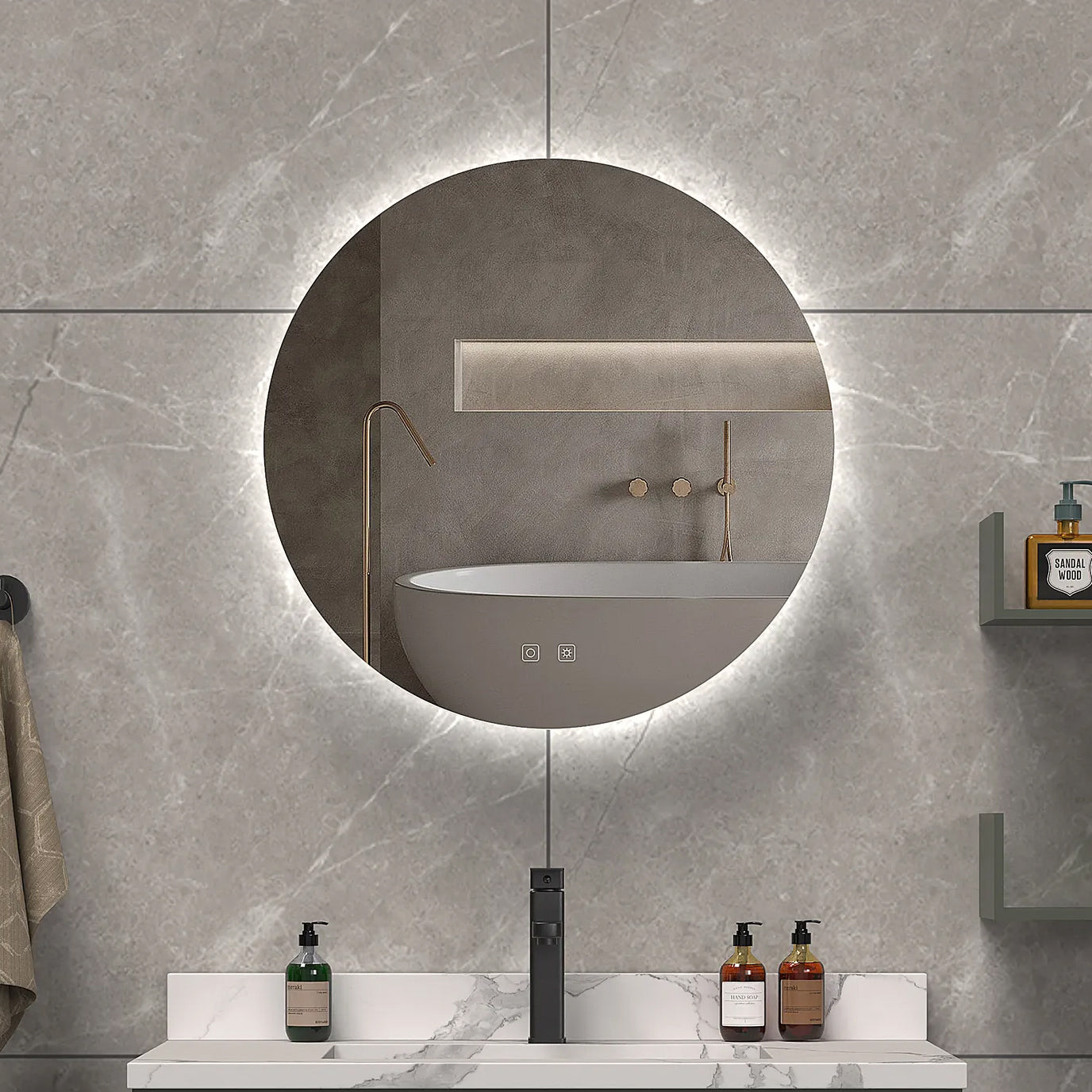Atlas Lighted Mirror