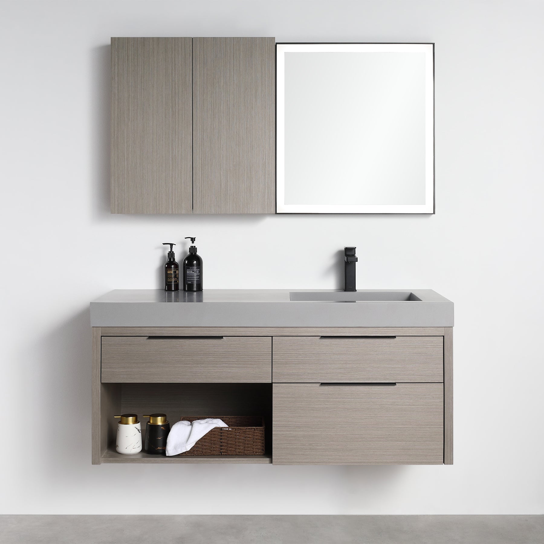 Collins 48" Vanity - Integrated Infinity Top