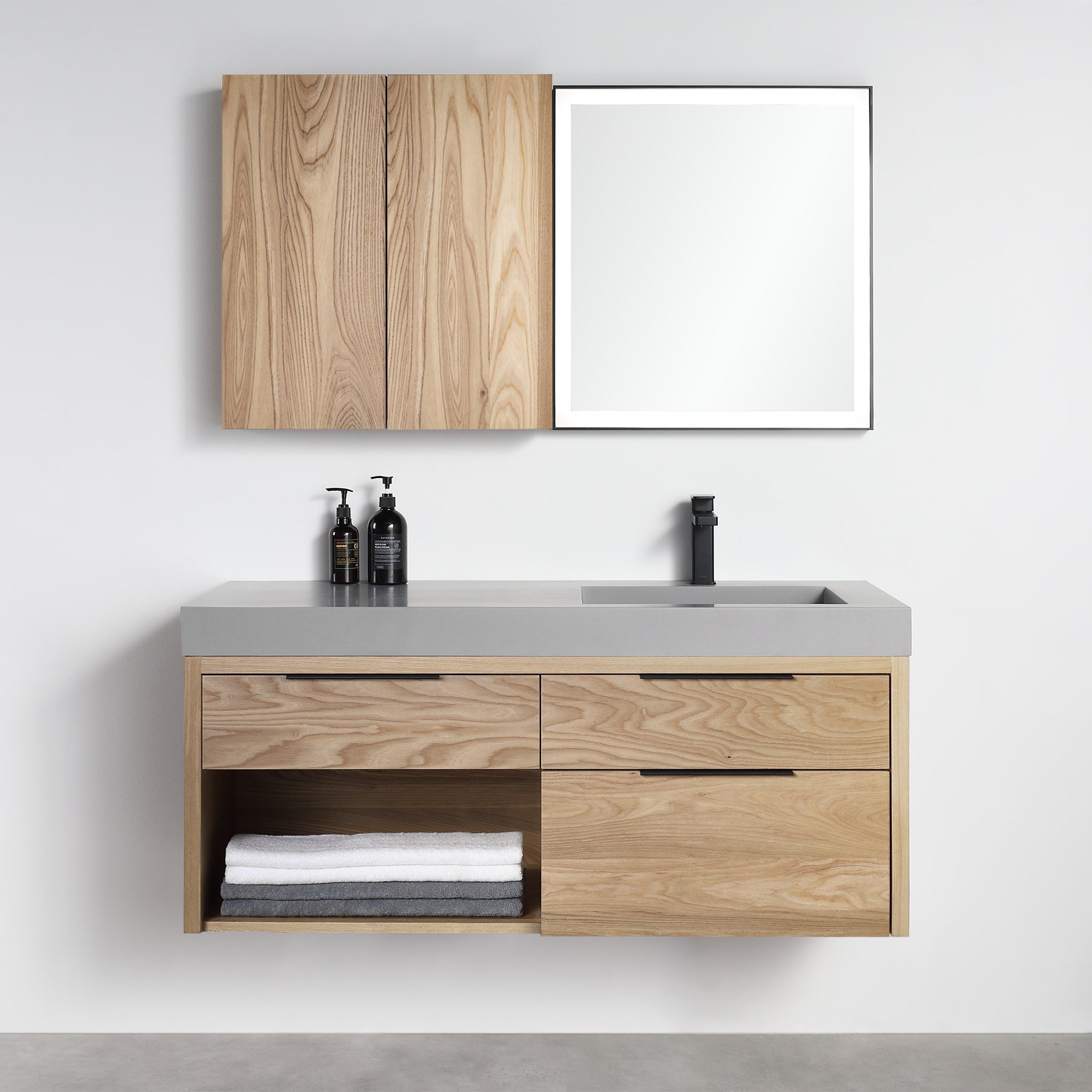 Collins 48" Vanity - Integrated Infinity Top