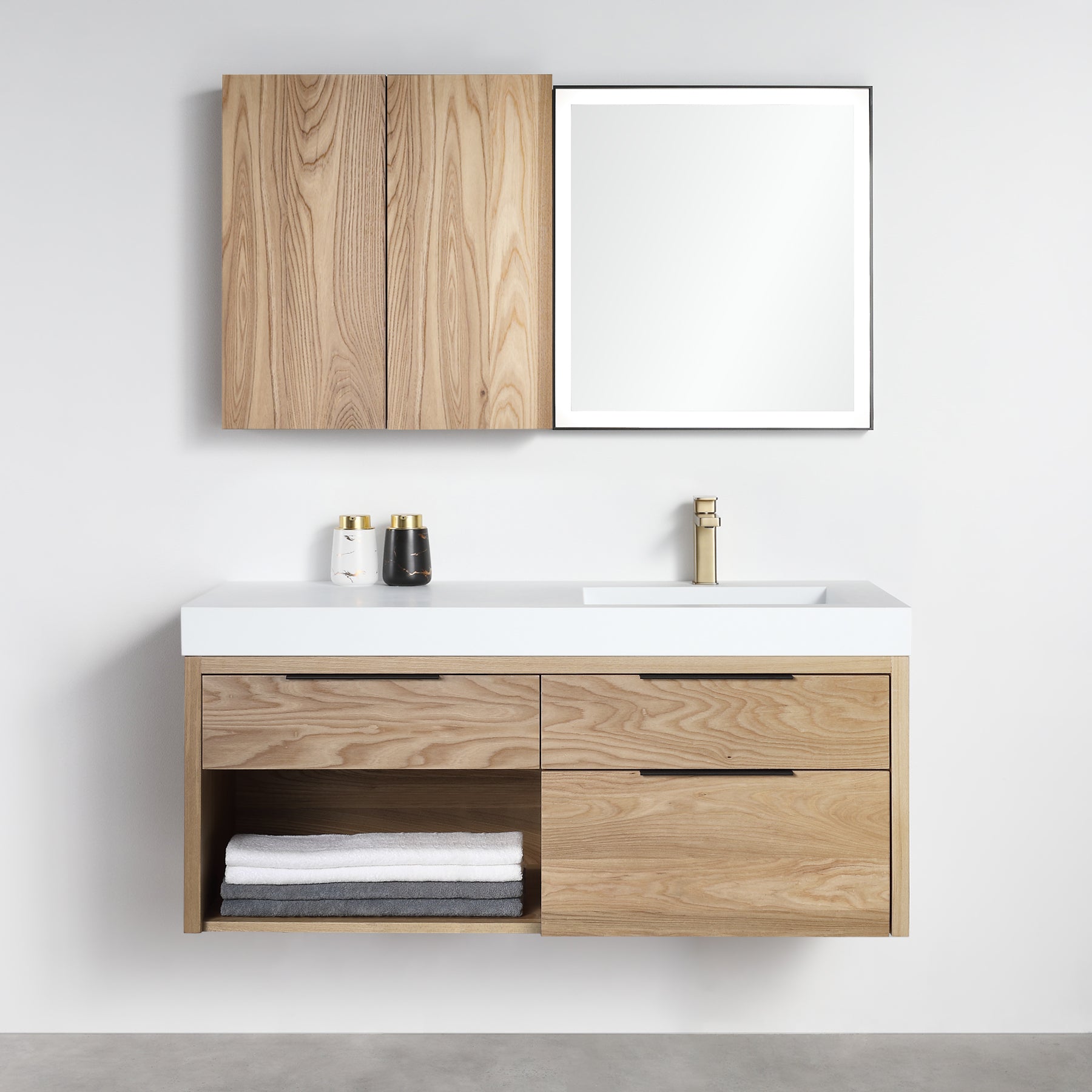 Collins 48" Vanity - Integrated Infinity Top