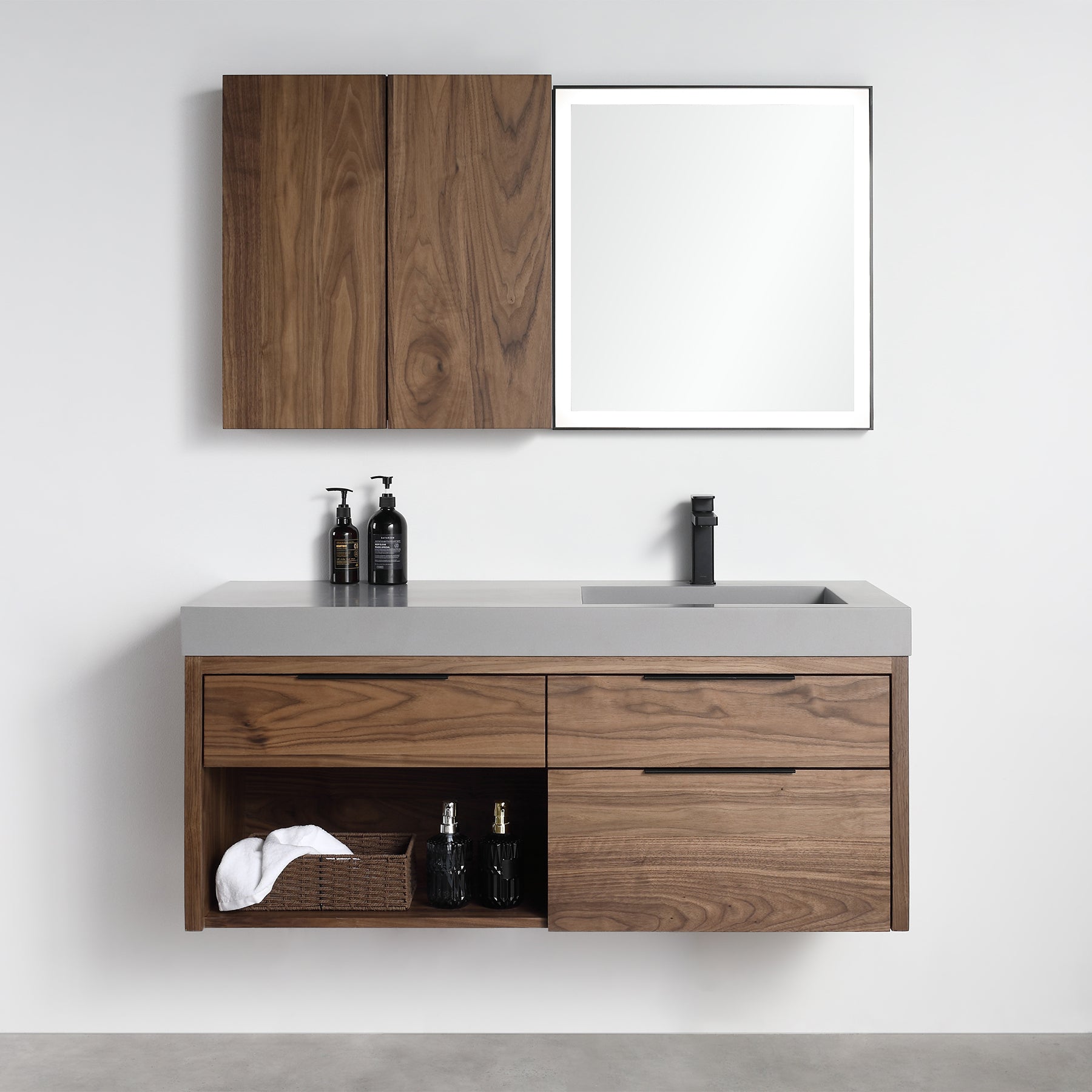 Collins 48" Vanity - Integrated Infinity Top