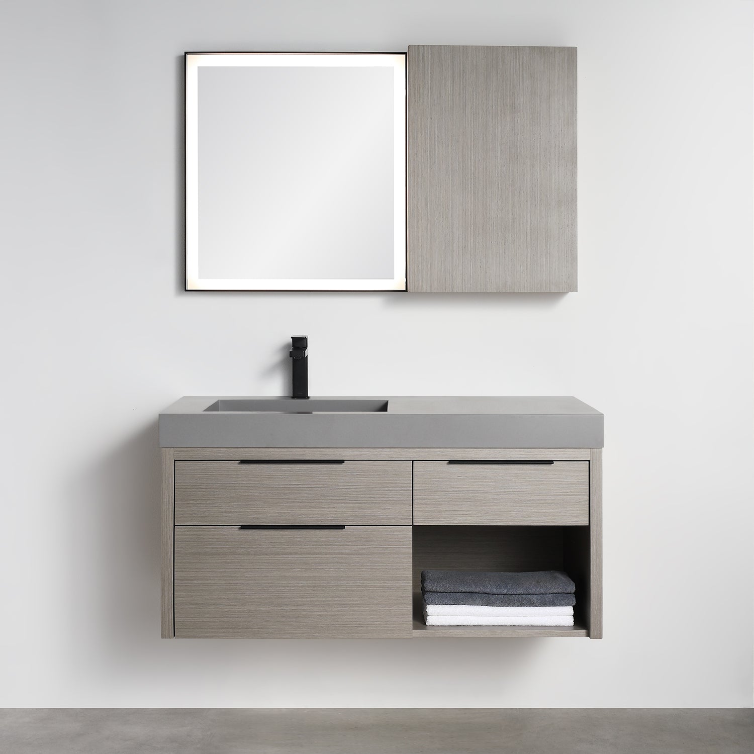 Collins 42" Vanity - Integrated Infinity Top