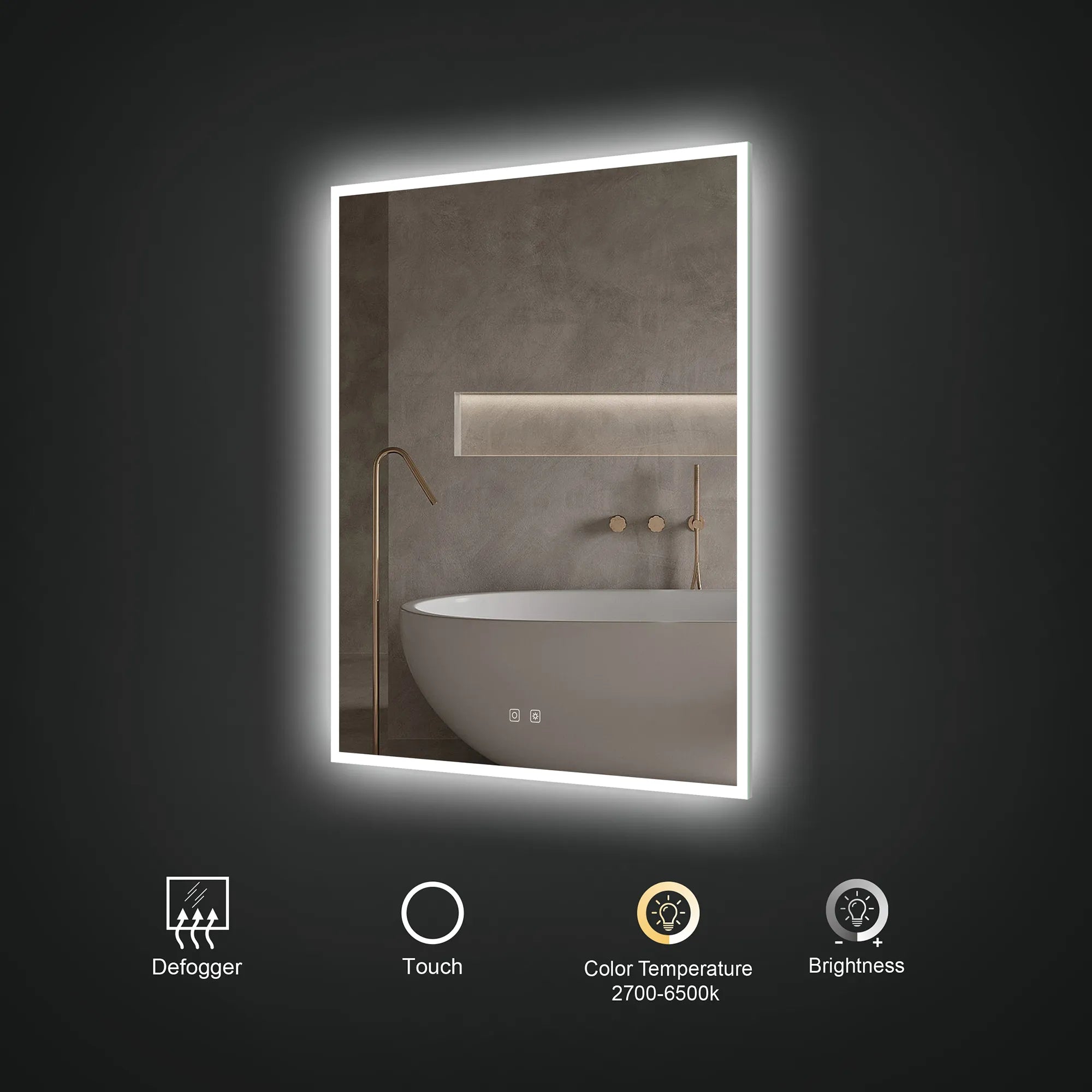 Camden LED Mirror