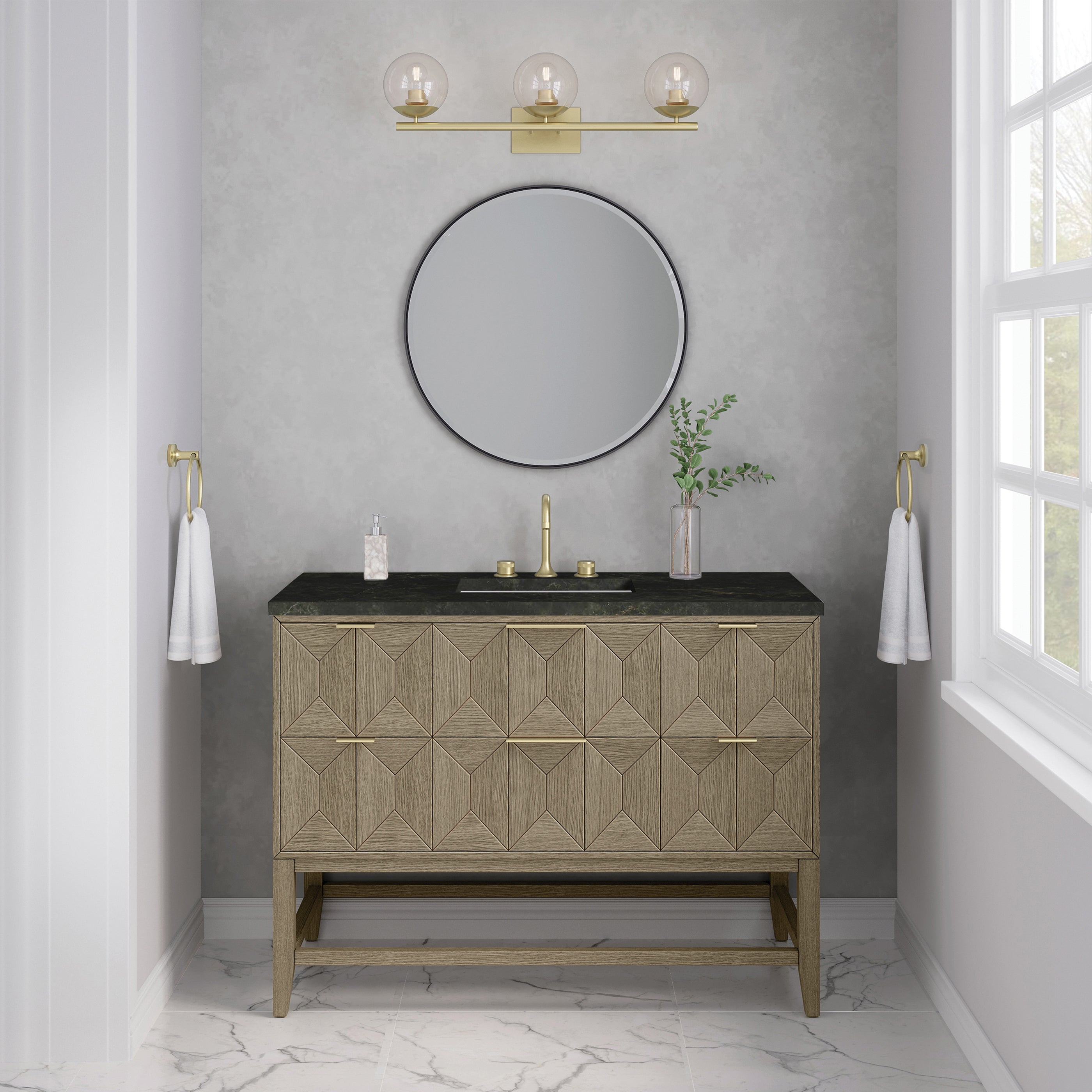 Emmeline 48" Single Vanity - 3cm Silestone Top