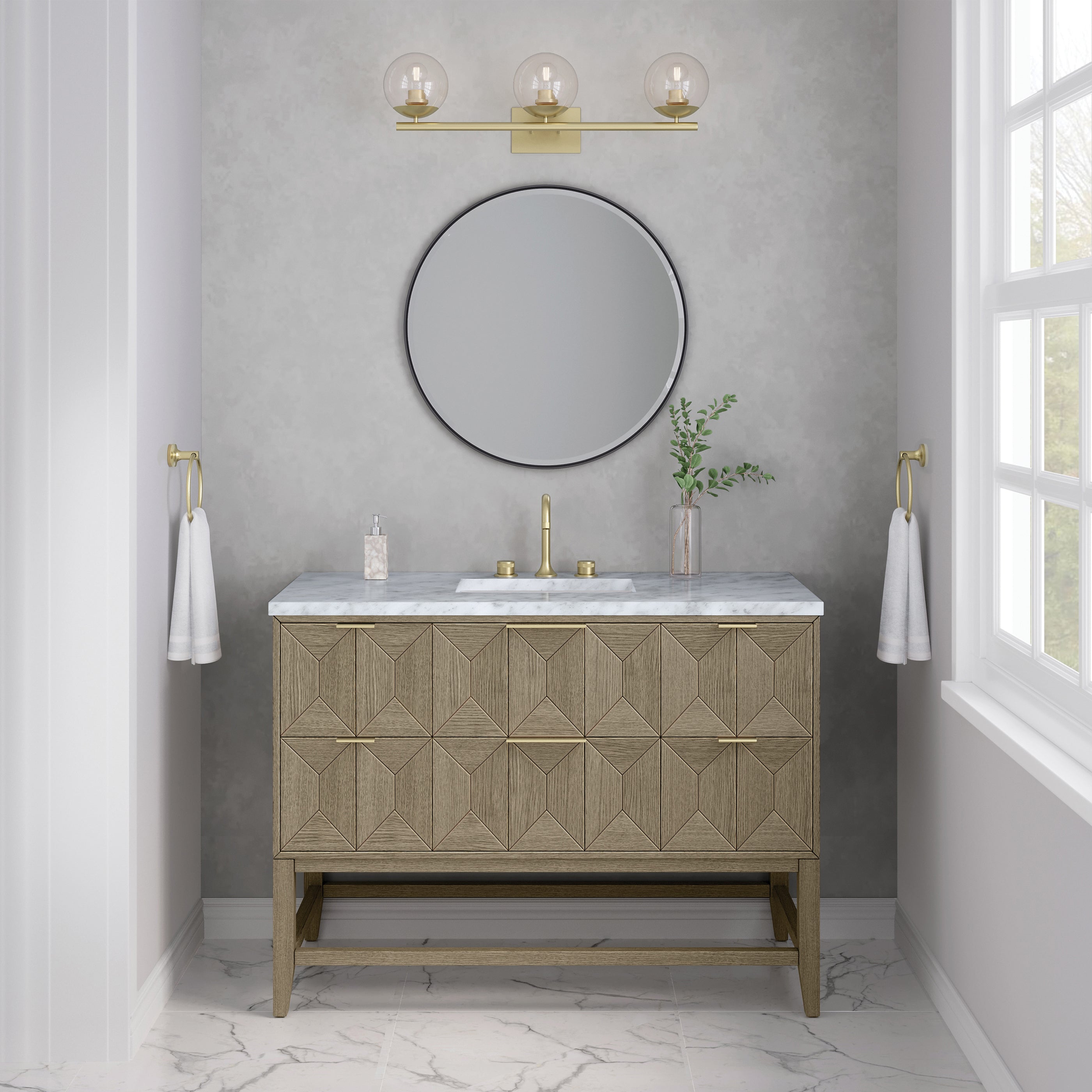 Emmeline 48" Single Vanity - 3cm Silestone Top
