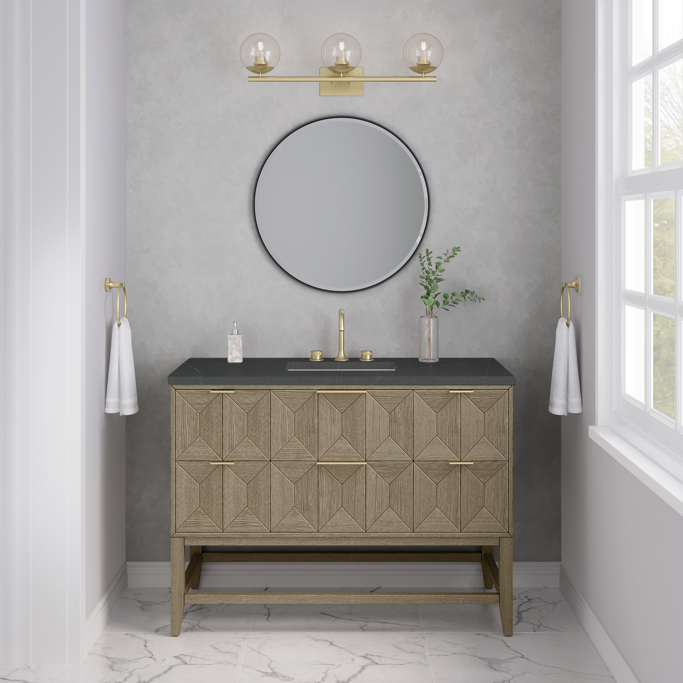Emmeline 48" Single Vanity - 3cm Silestone Top