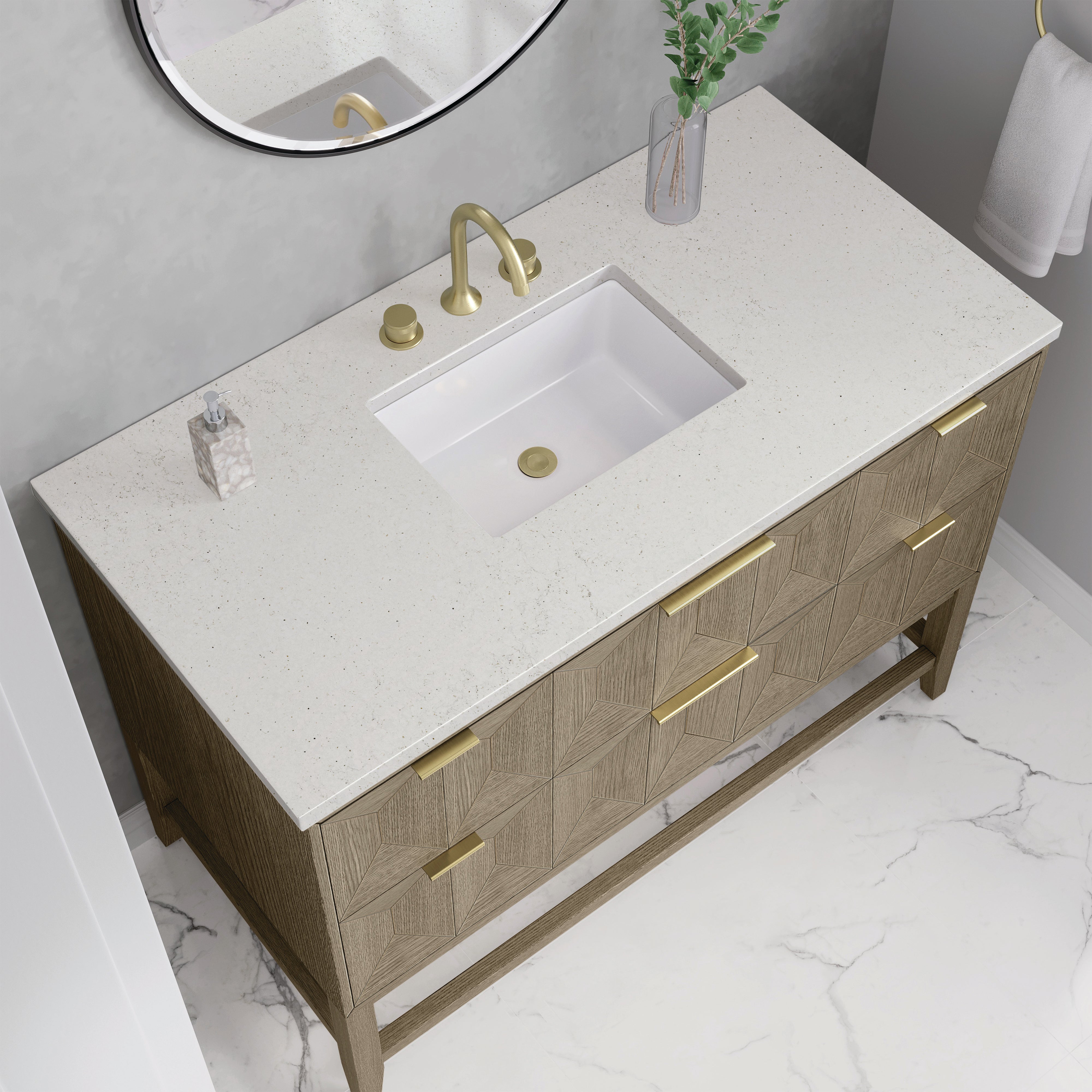 Emmeline 48" Single Vanity - 3cm Silestone Top