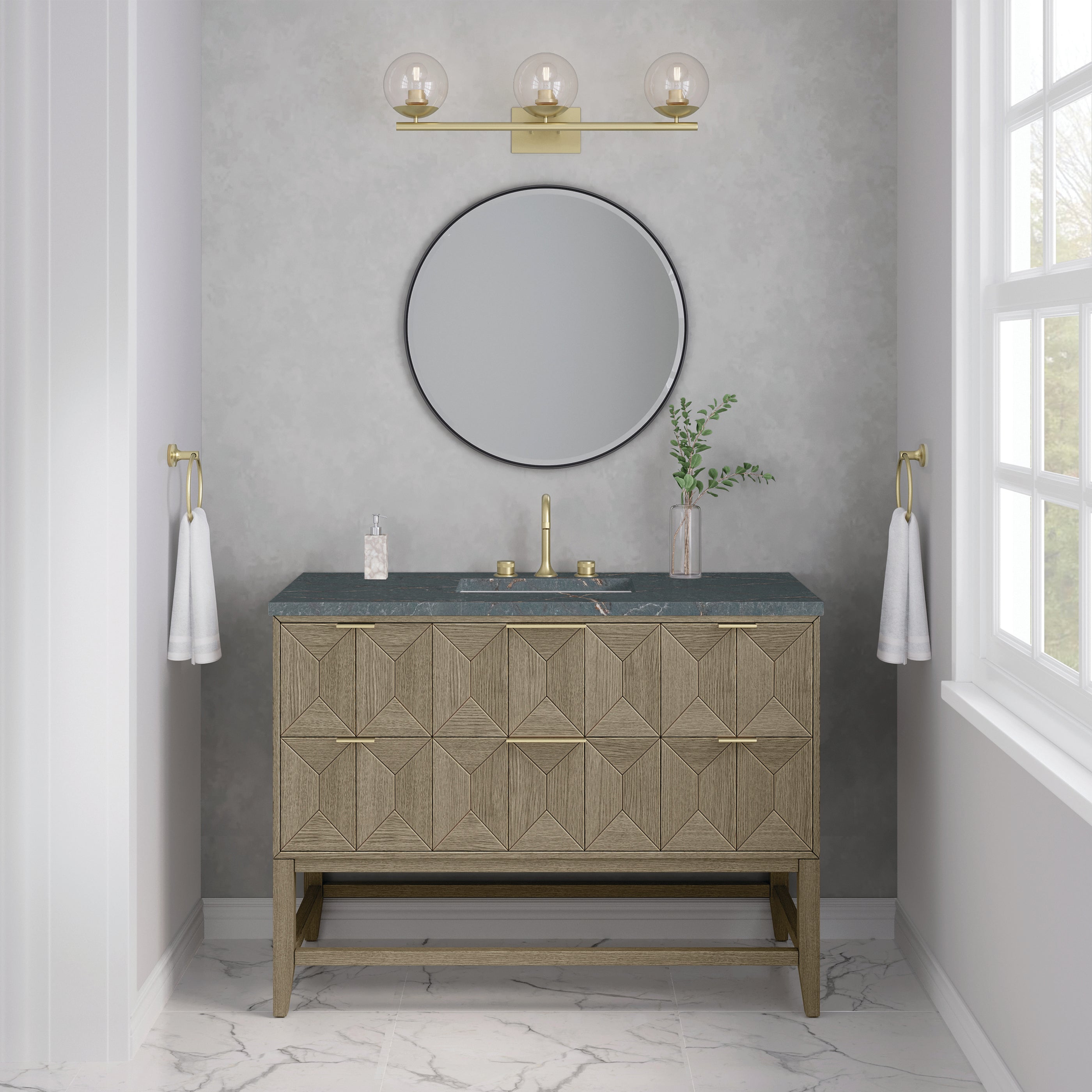 Emmeline 48" Single Vanity - 3cm Silestone Top