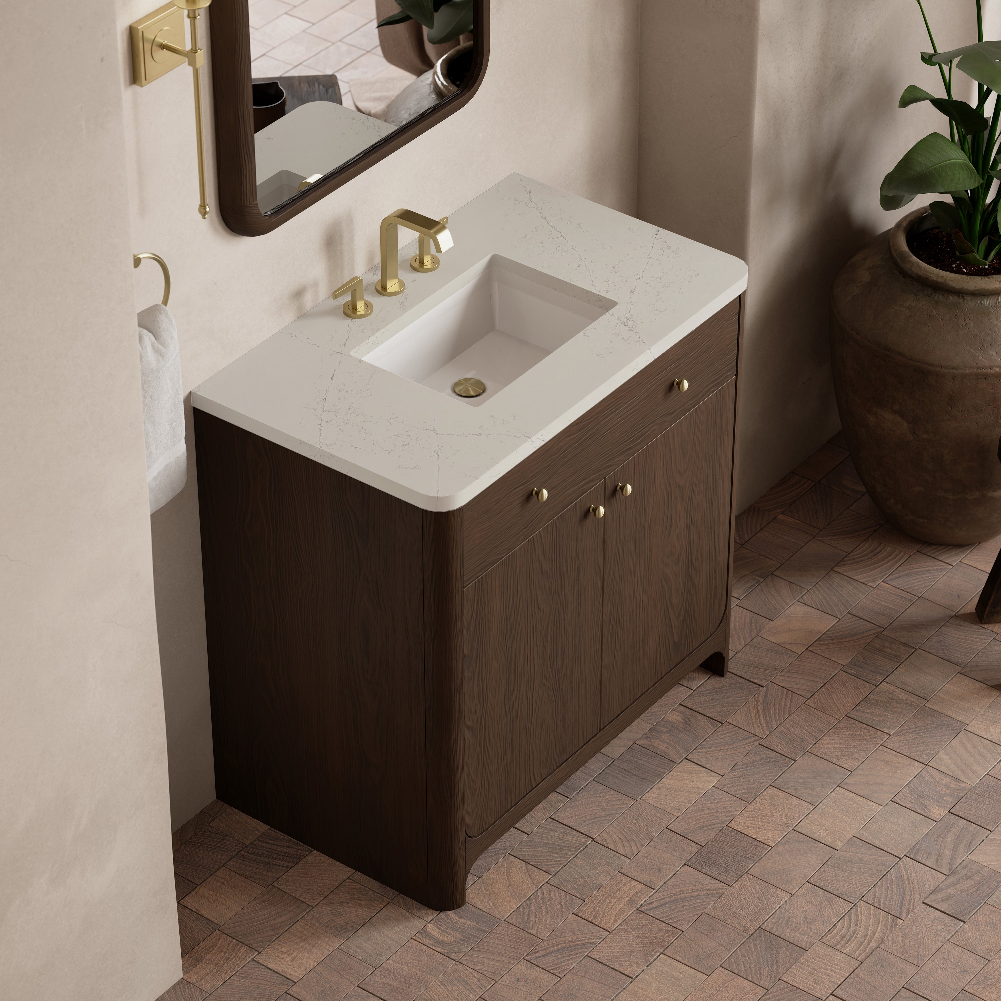 Gracyn 36" Single Vanity - 3cm Stone Top
