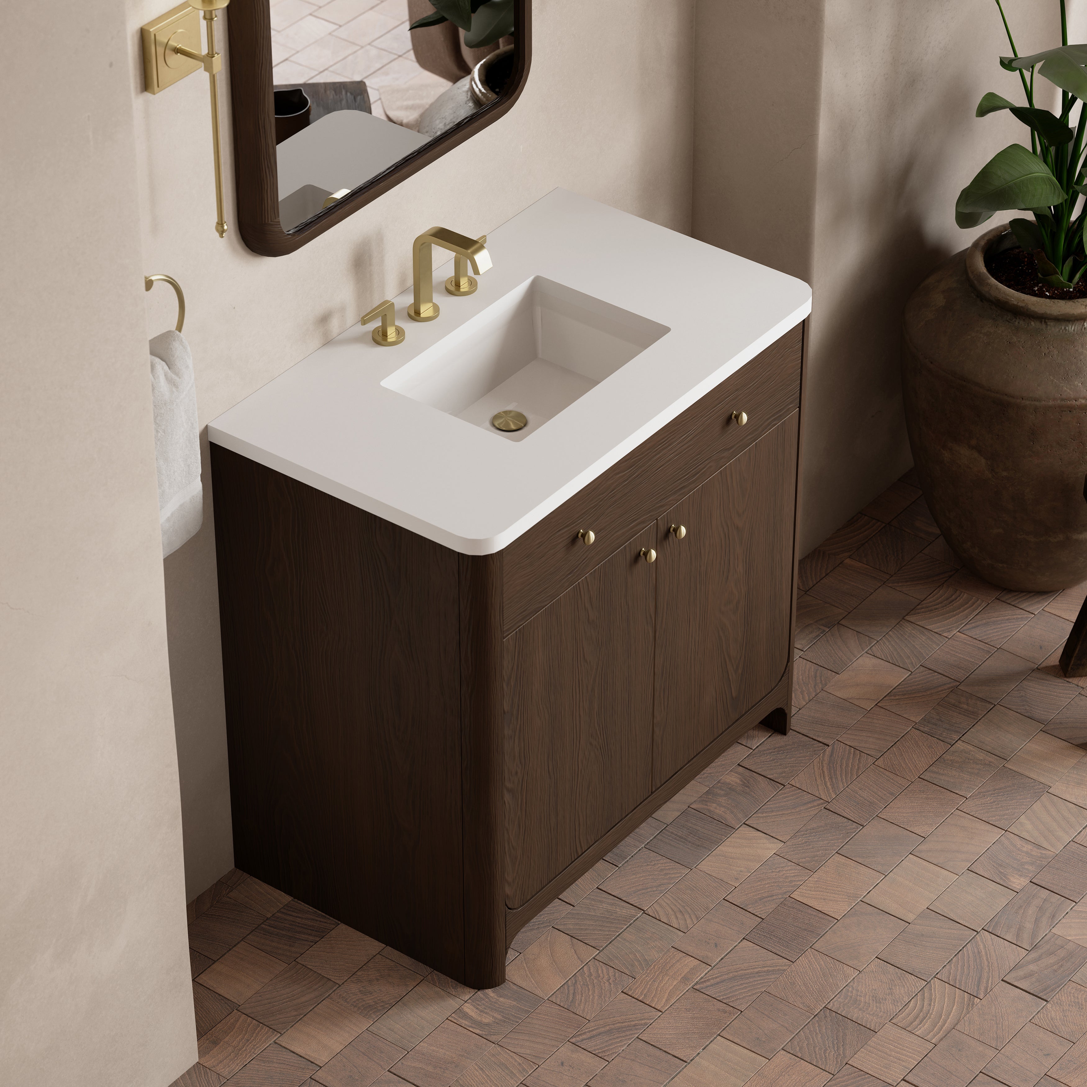 Gracyn 36" Single Vanity - 3cm Stone Top