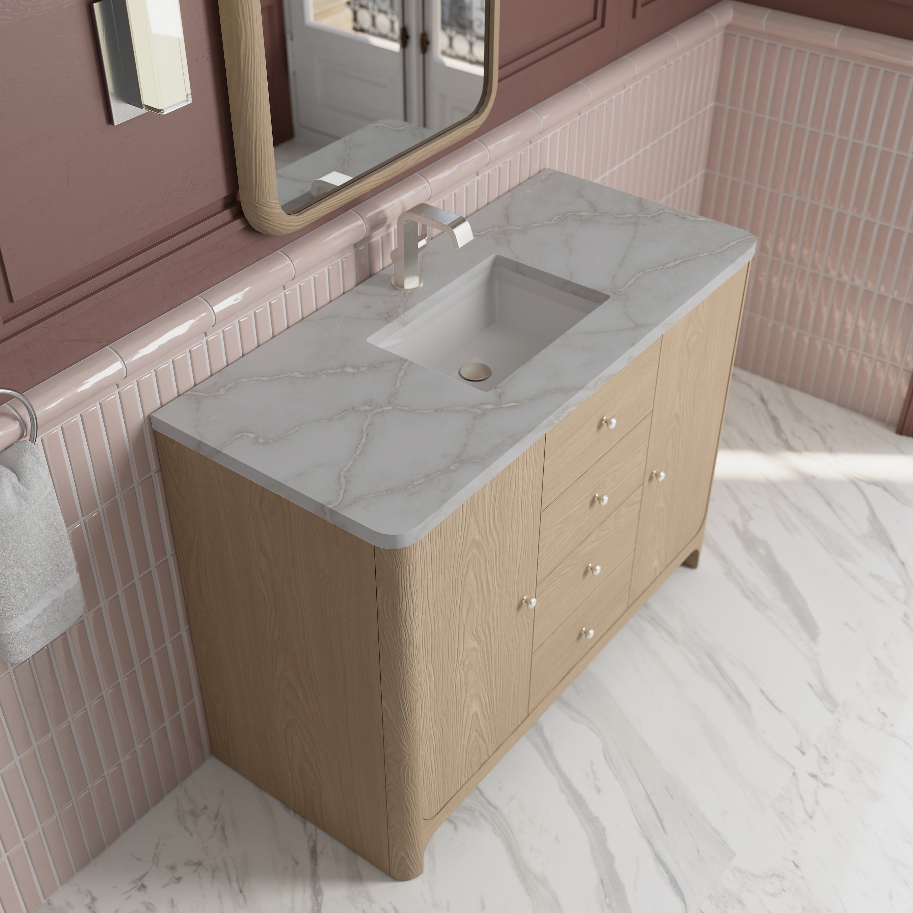 Gracyn 48" Single Vanity - 3cm Stone Top