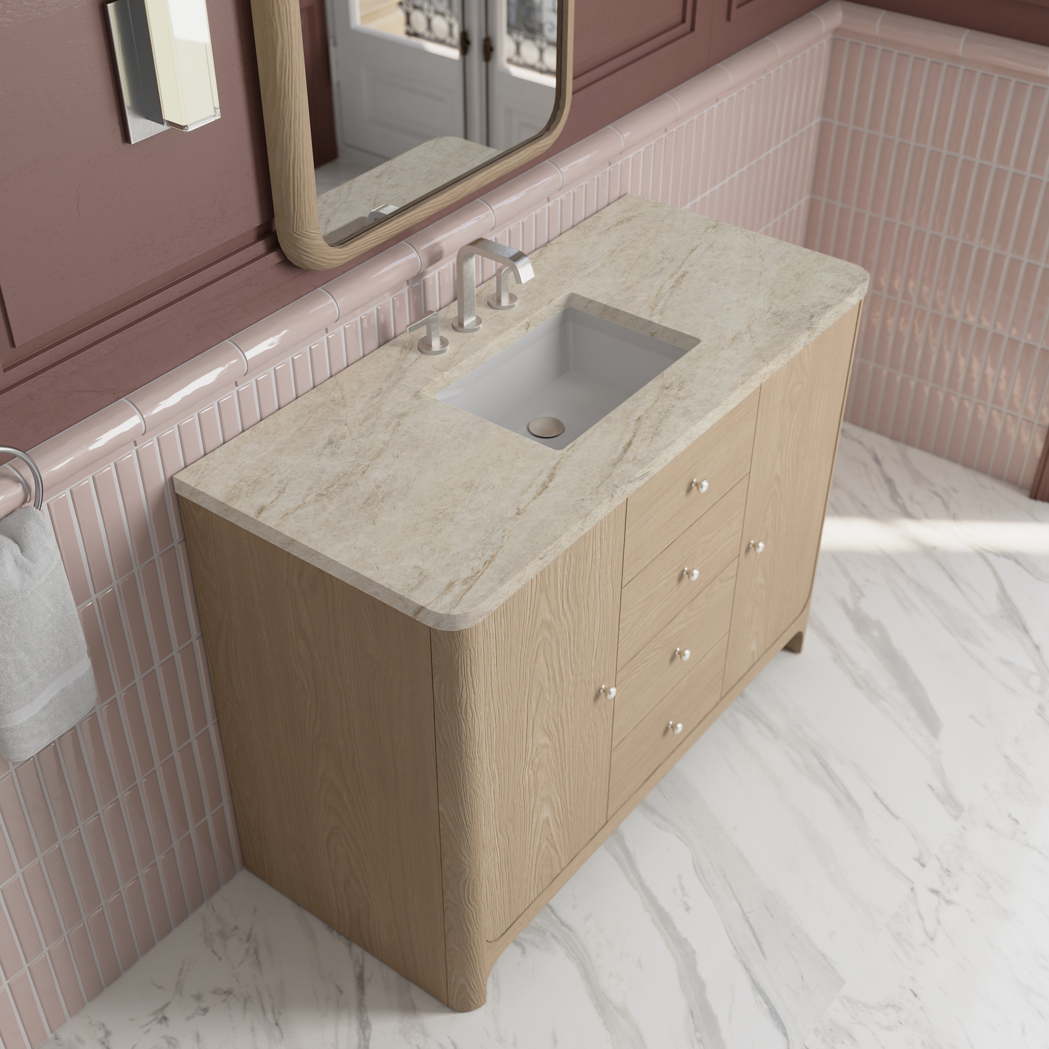 Gracyn 48" Single Vanity - 3cm Stone Top