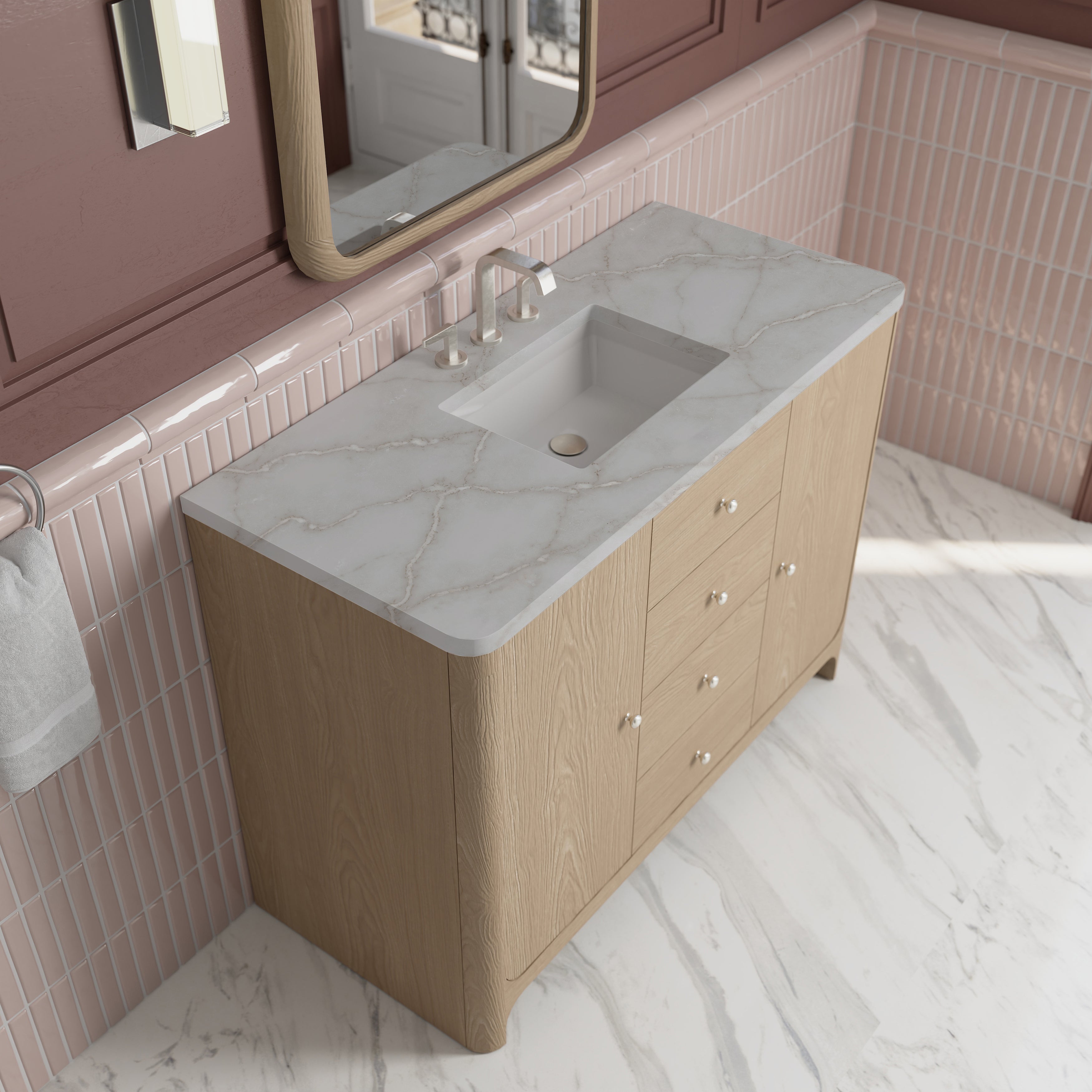 Gracyn 48" Single Vanity - 3cm Stone Top