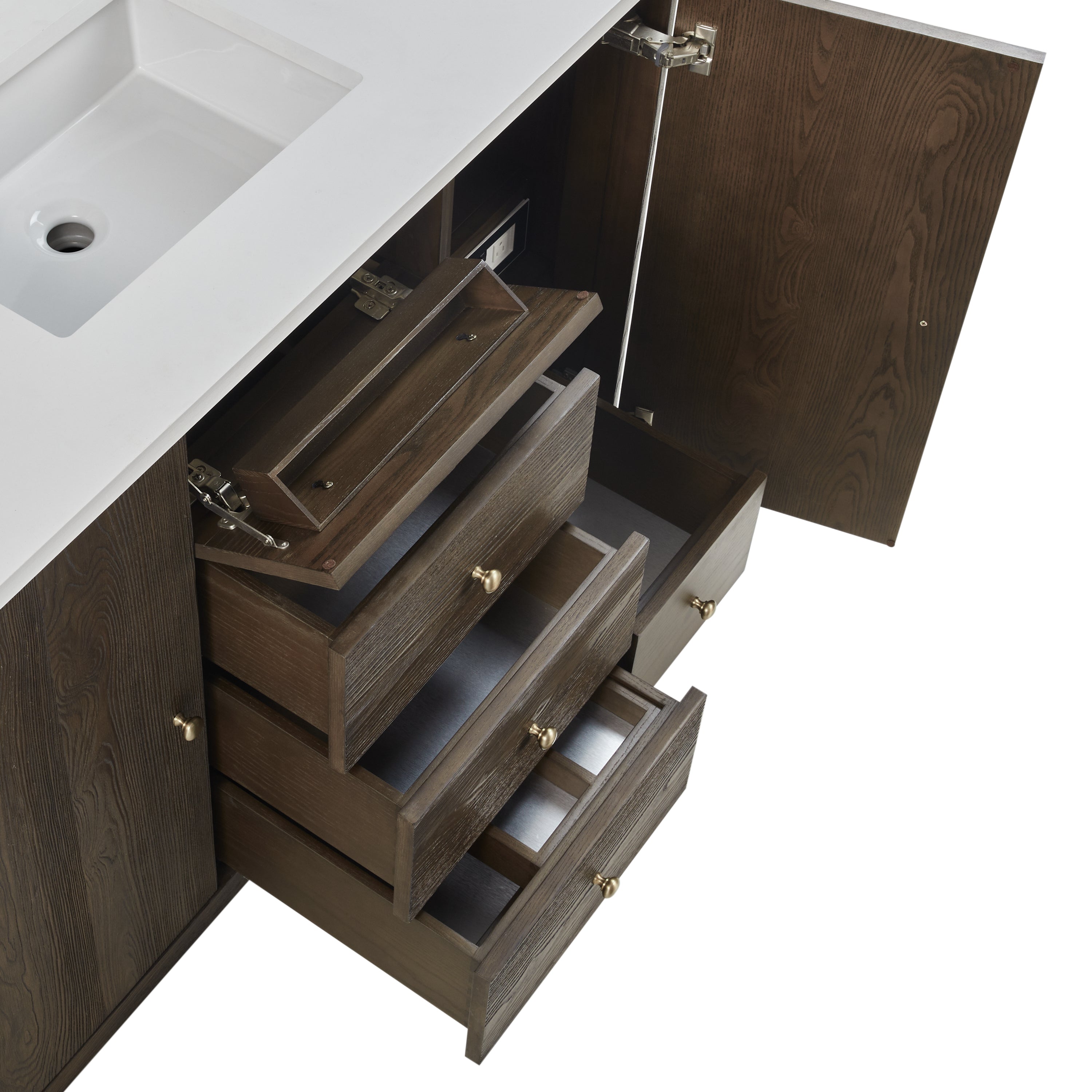 Gracyn 48" Single Vanity - 3cm Stone Top