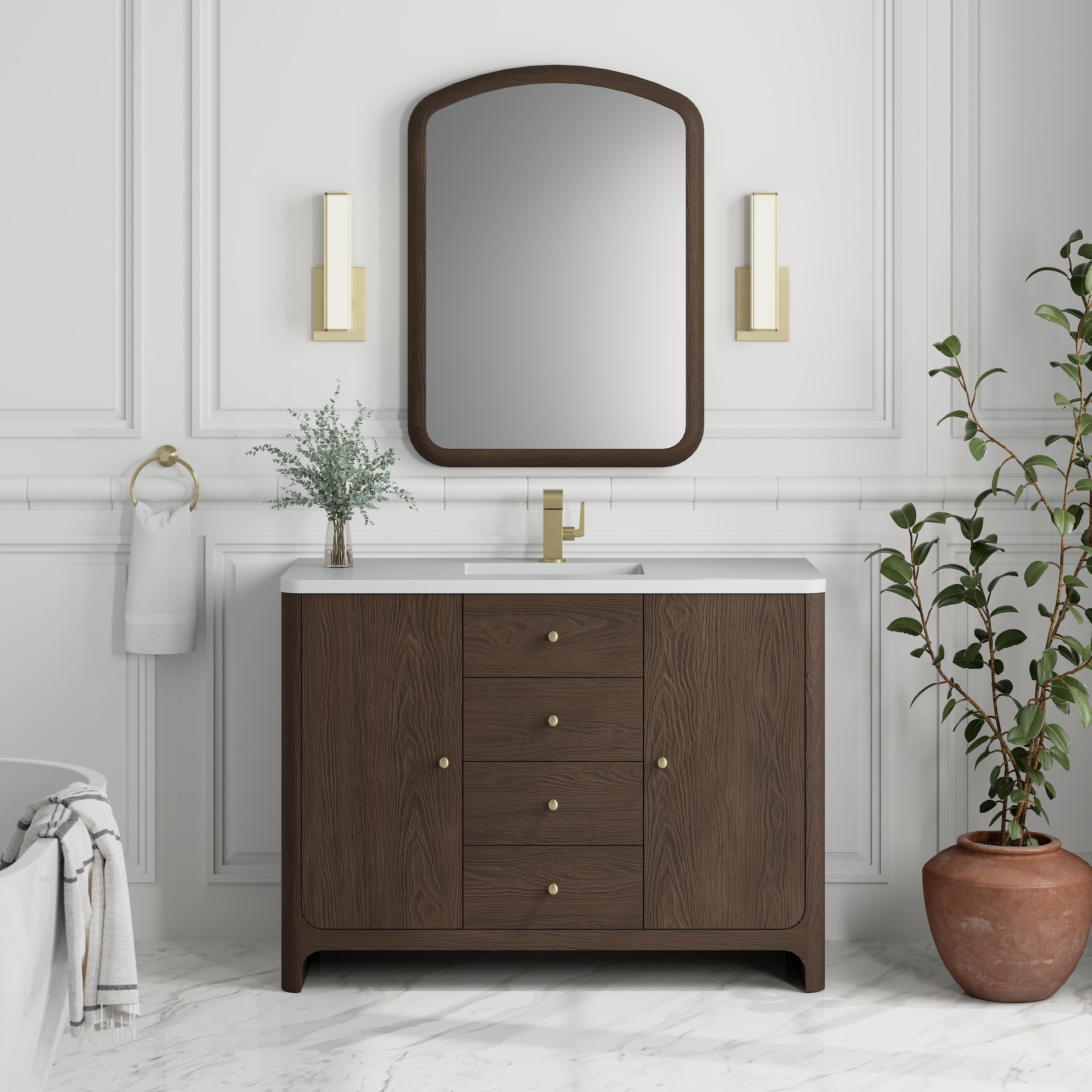 Gracyn 48" Single Vanity - 3cm Stone Top