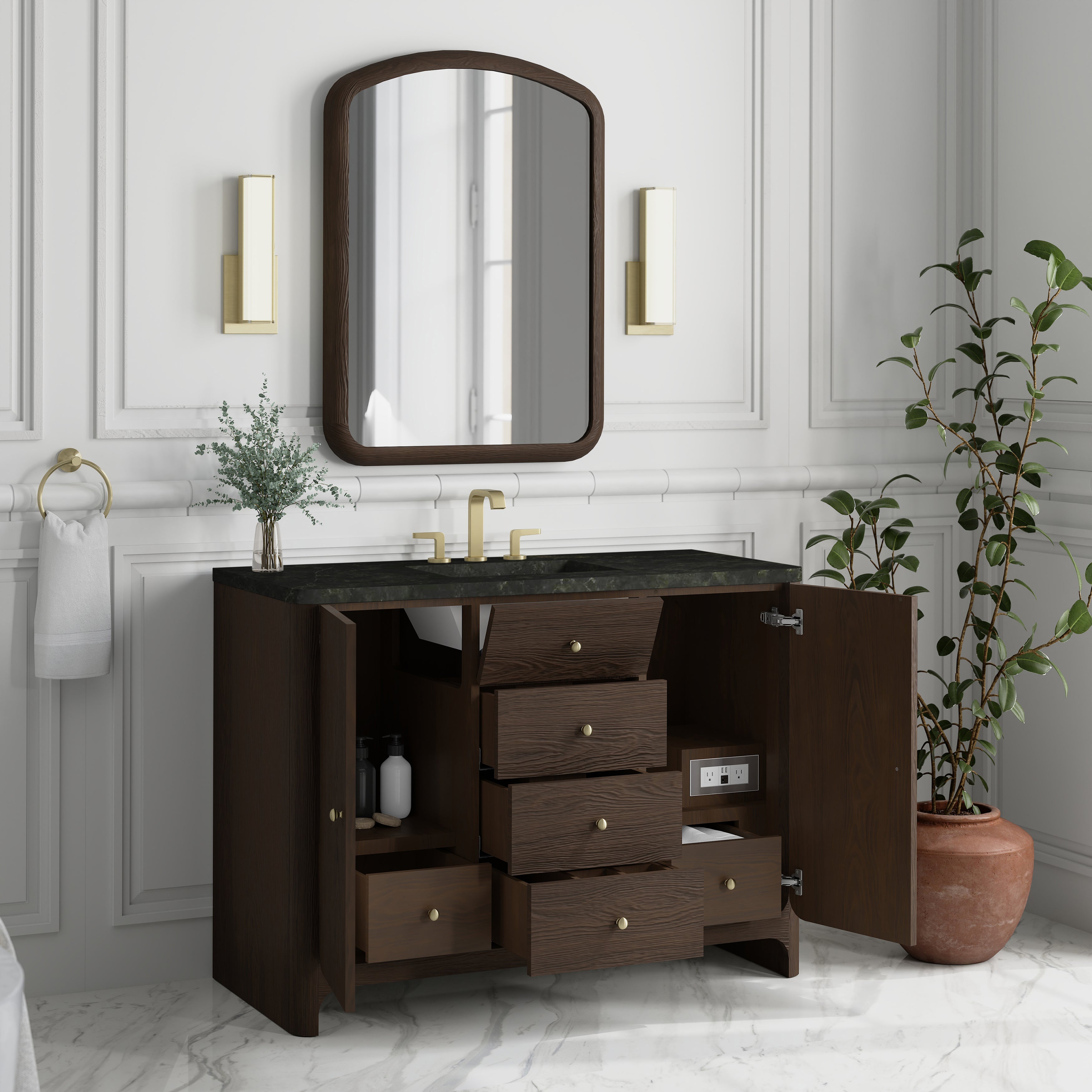 Gracyn 48" Single Vanity - 3cm Stone Top