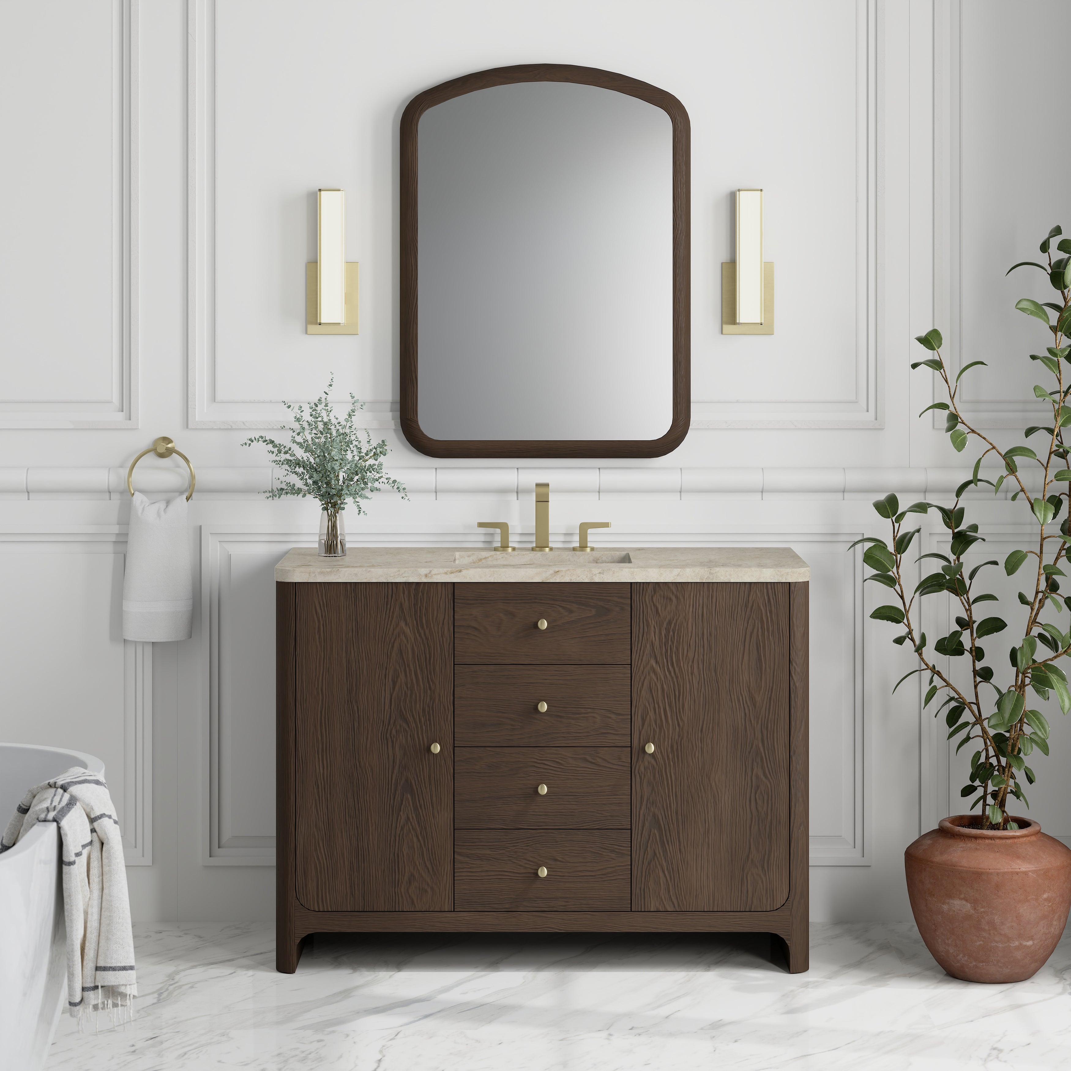Gracyn 48" Single Vanity - 3cm Stone Top