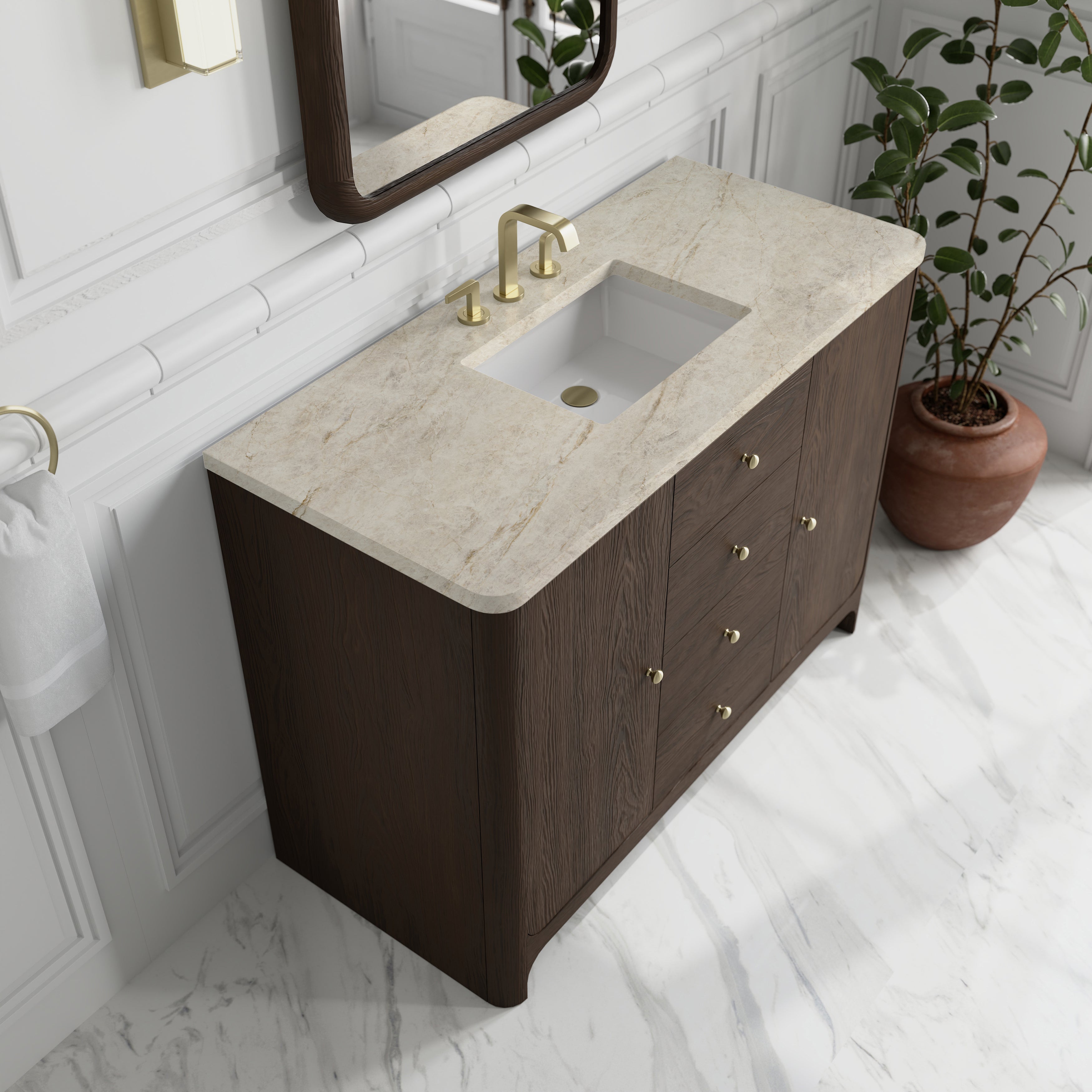 Gracyn 48" Single Vanity - 3cm Stone Top