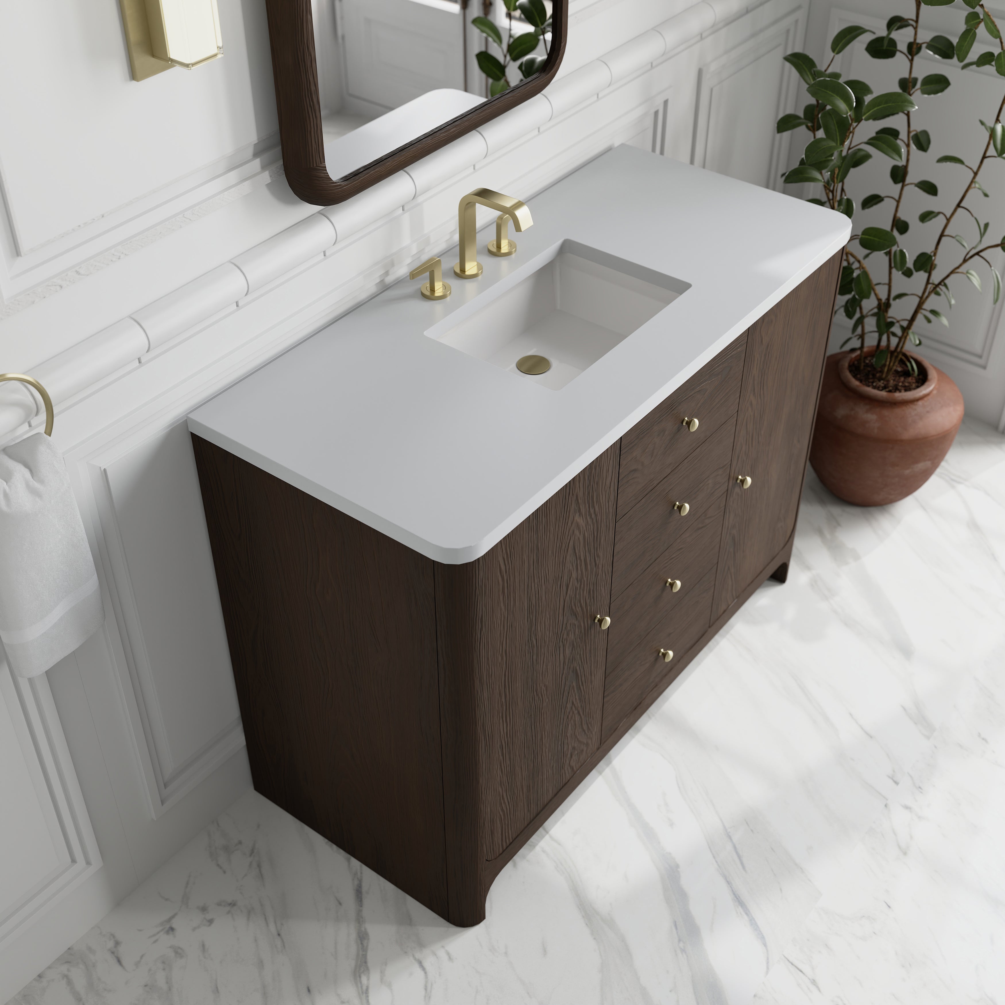 Gracyn 48" Single Vanity - 3cm Stone Top