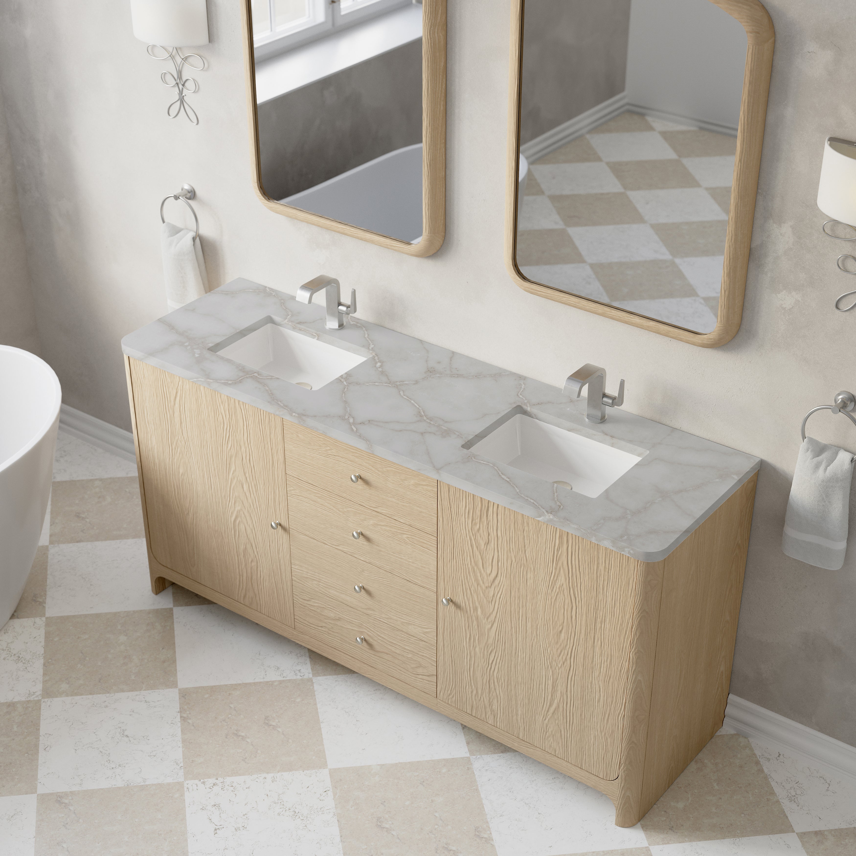 Gracyn 72" Single Vanity - 3cm Stone Top