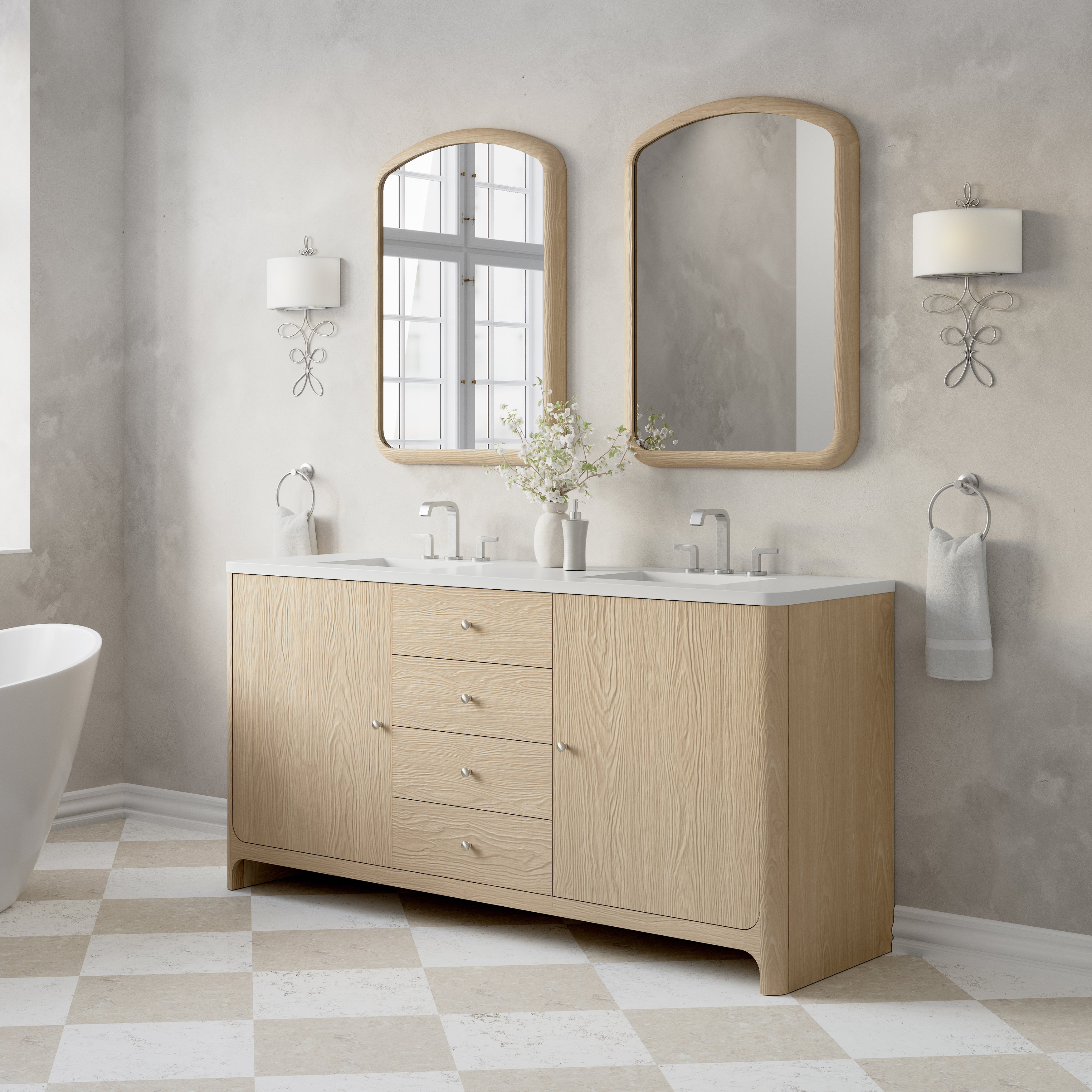 Gracyn 72" Single Vanity - 3cm Stone Top