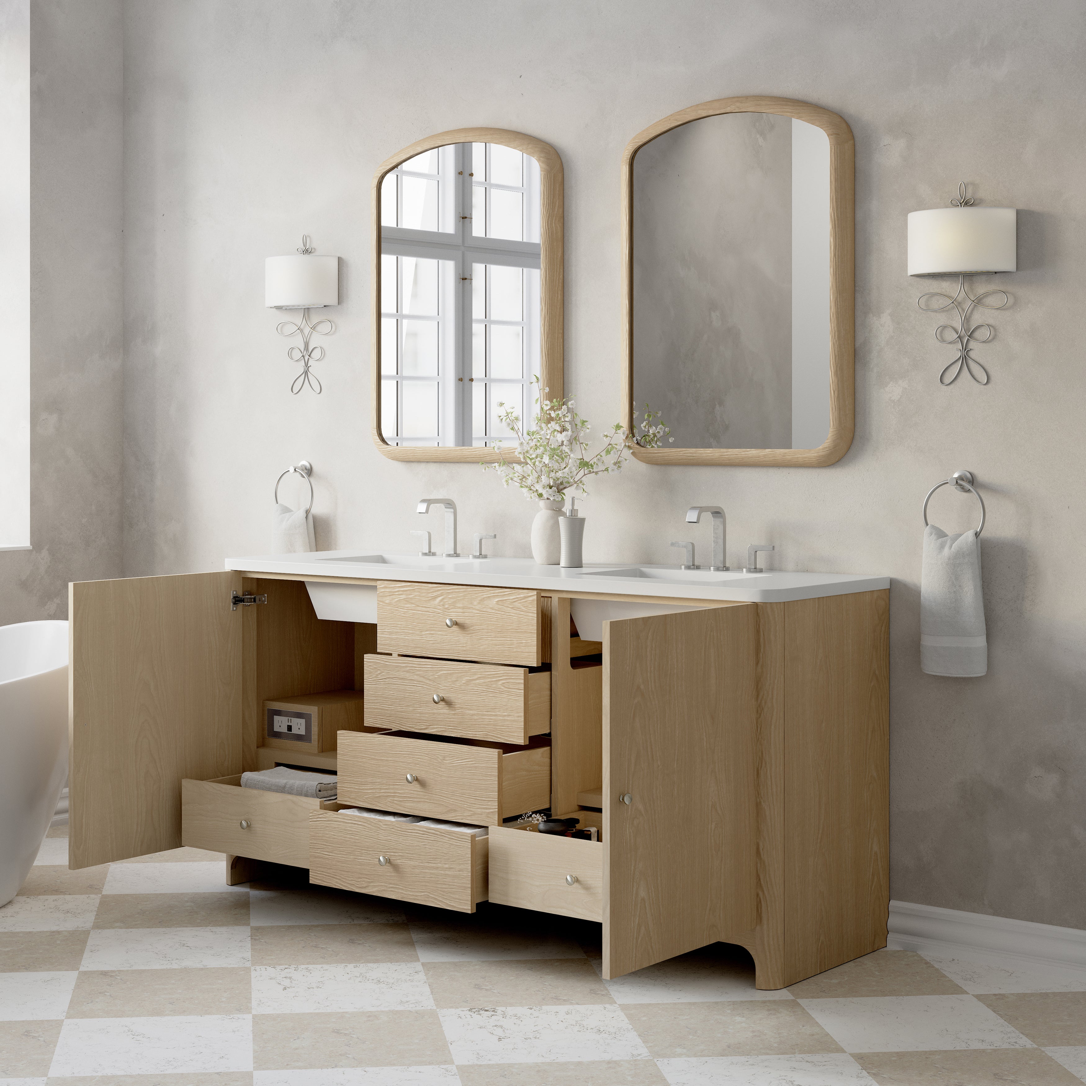 Gracyn 72" Single Vanity - 3cm Stone Top