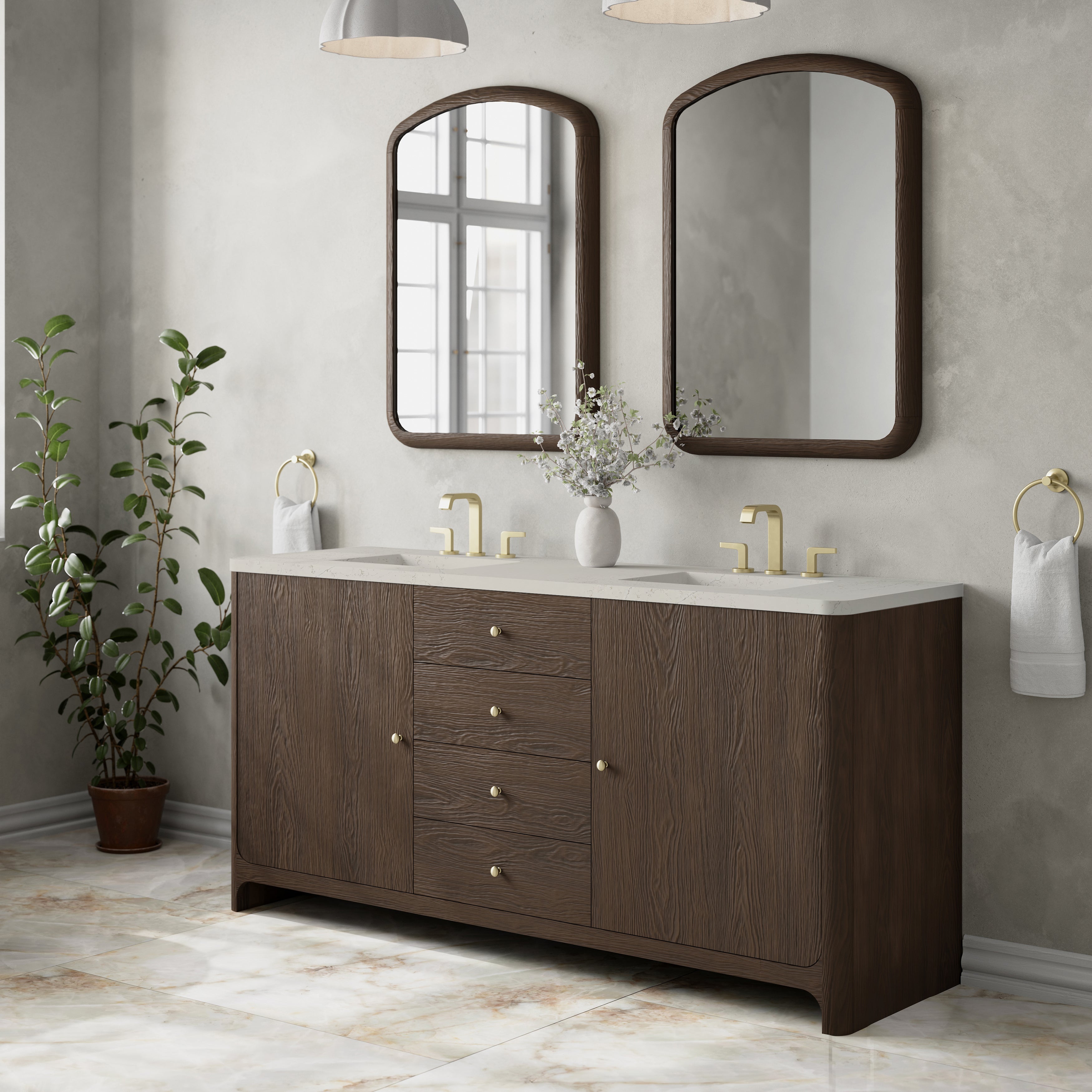 Gracyn 72" Single Vanity - 3cm Stone Top