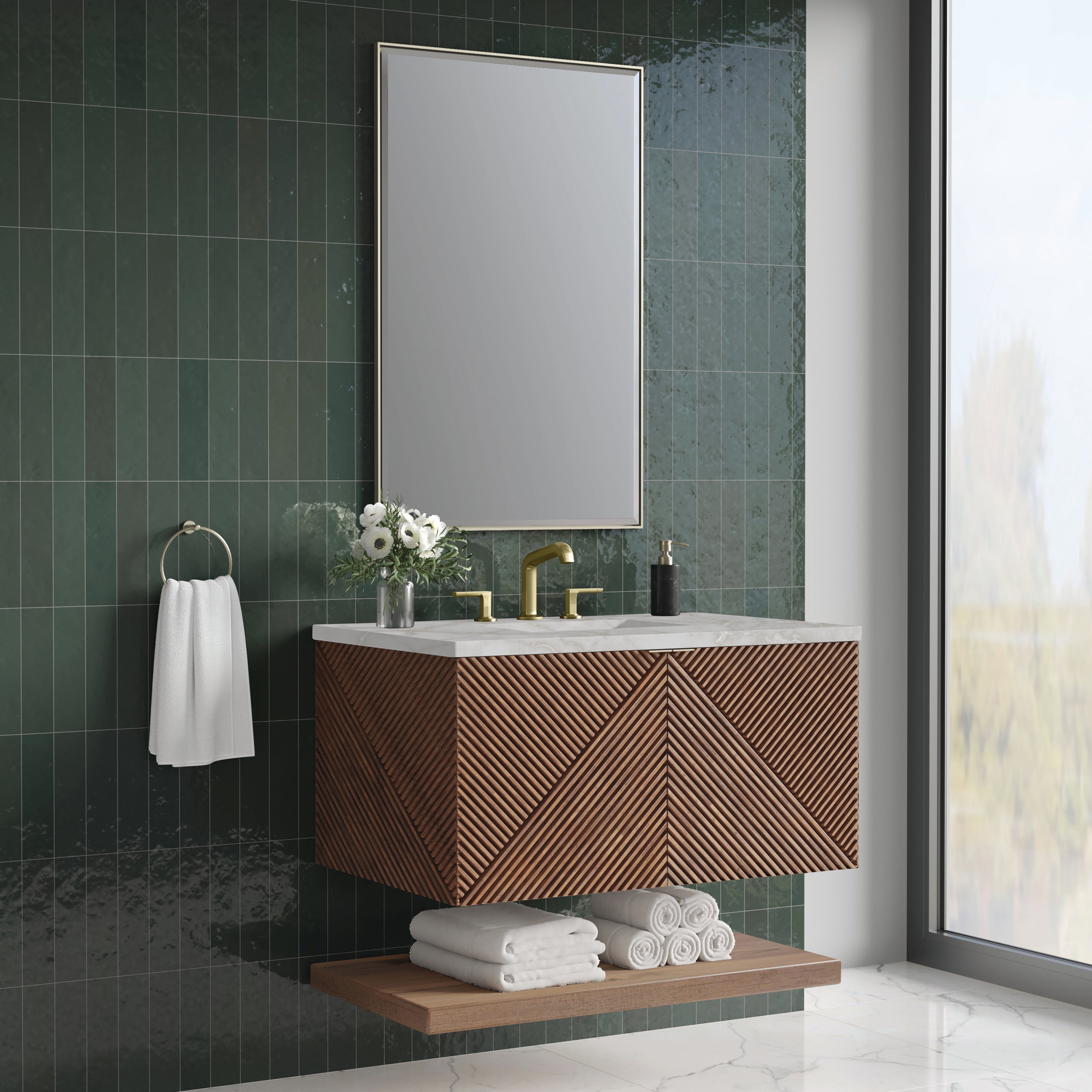 Marcello 36" Single Vanity - 3cm Stone Top