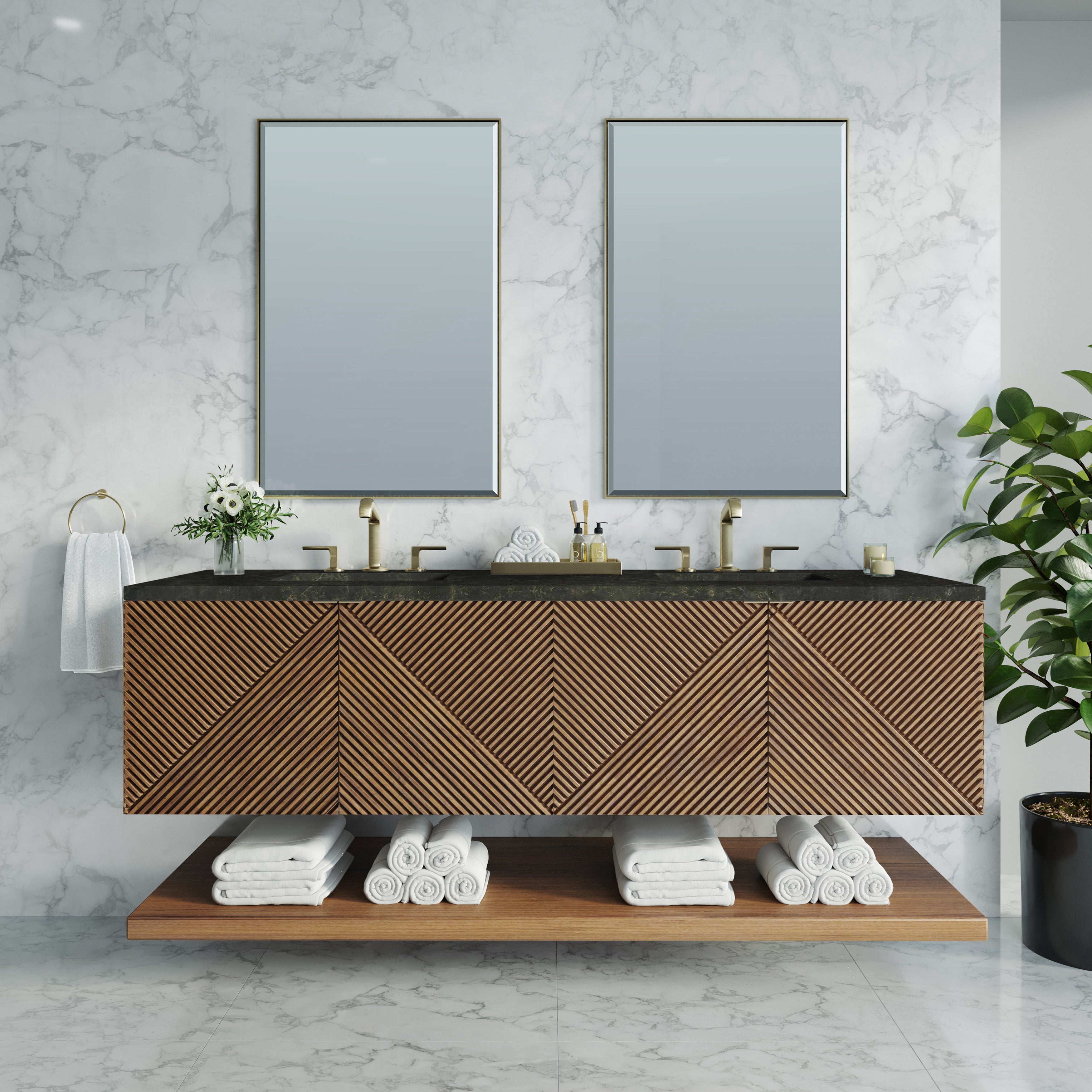 Vanity Marcello 72 Double - 3cm Silestone Top