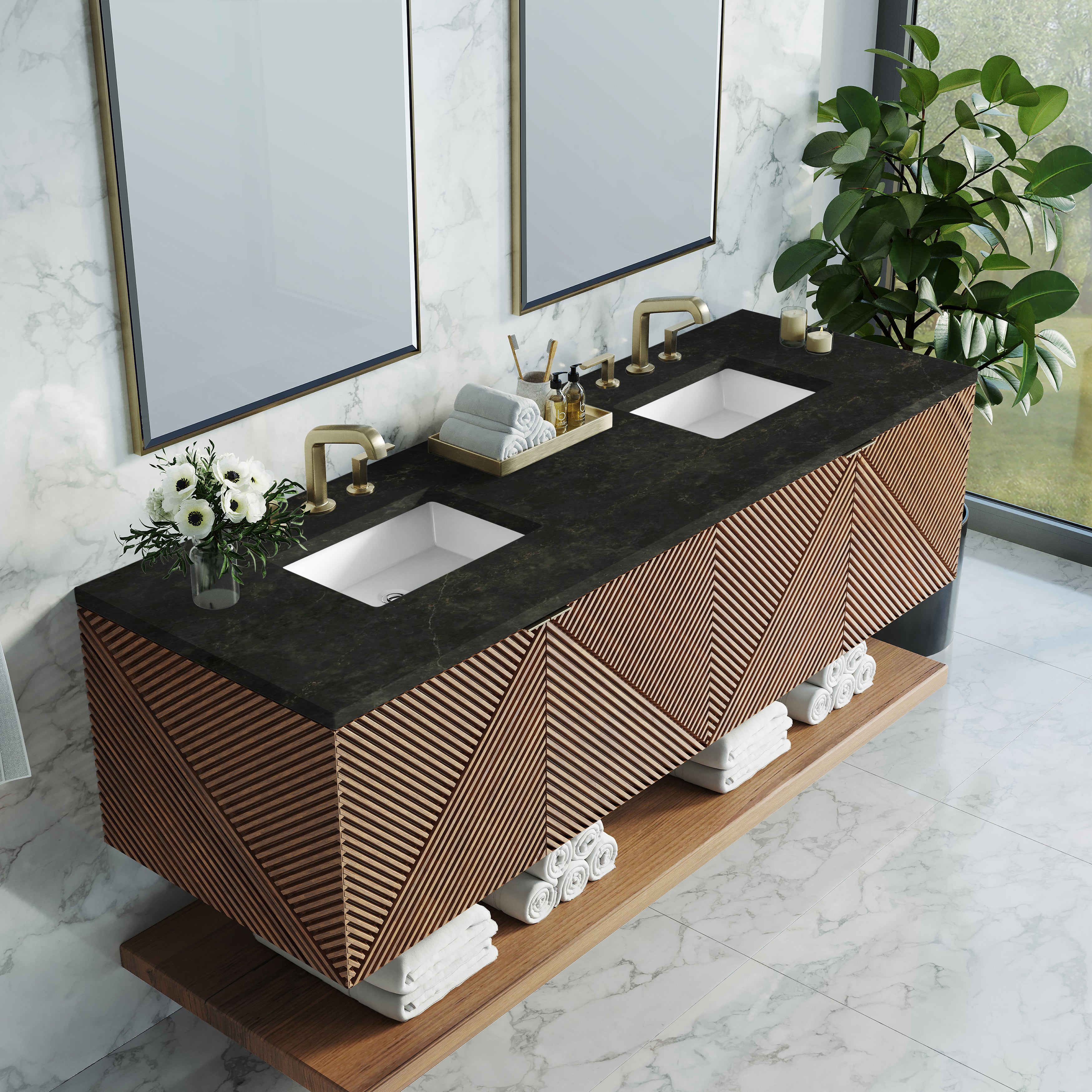 Vanity Marcello 72 Double - 3cm Silestone Top