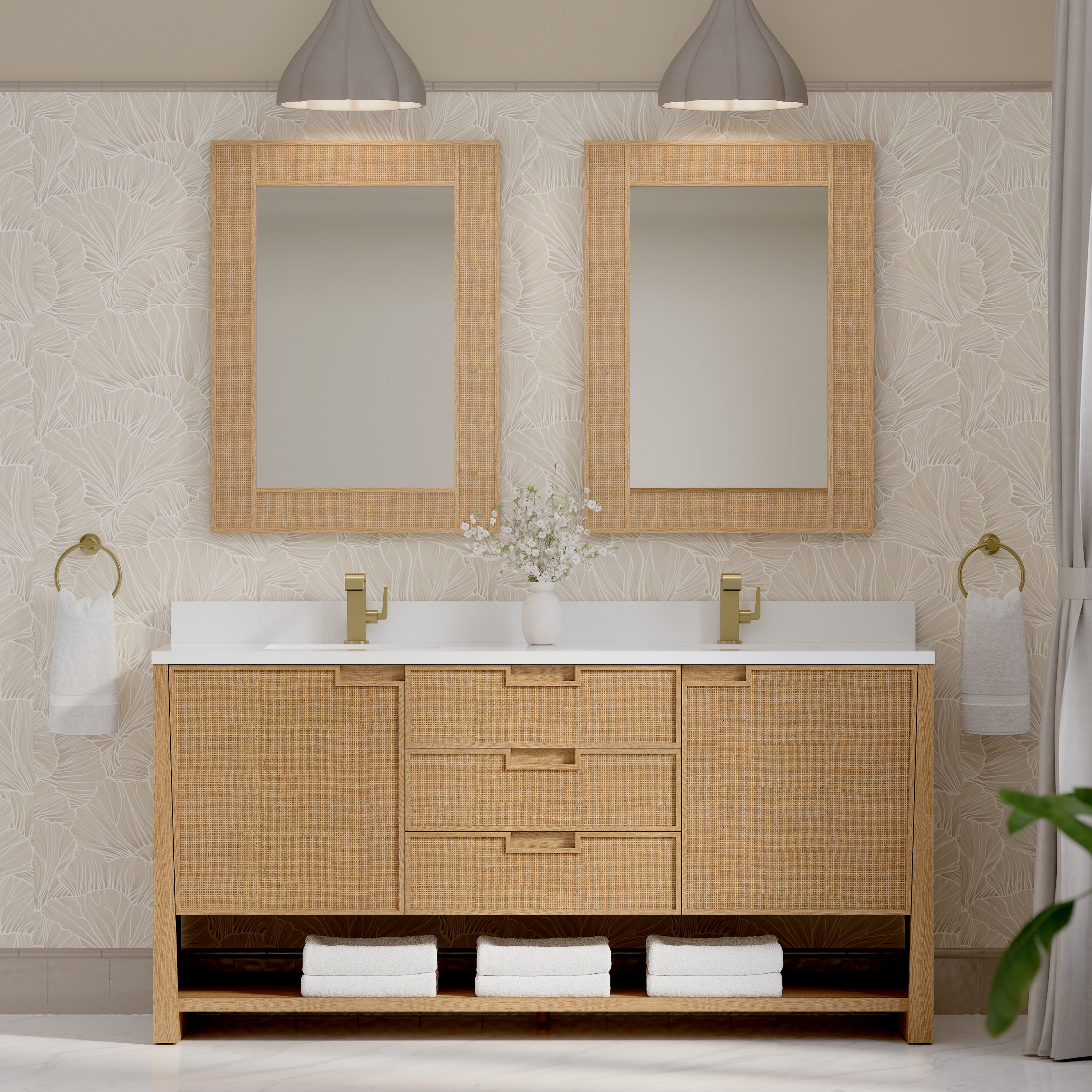 Vanity Solene 72 Double - 3cm Silestone Top