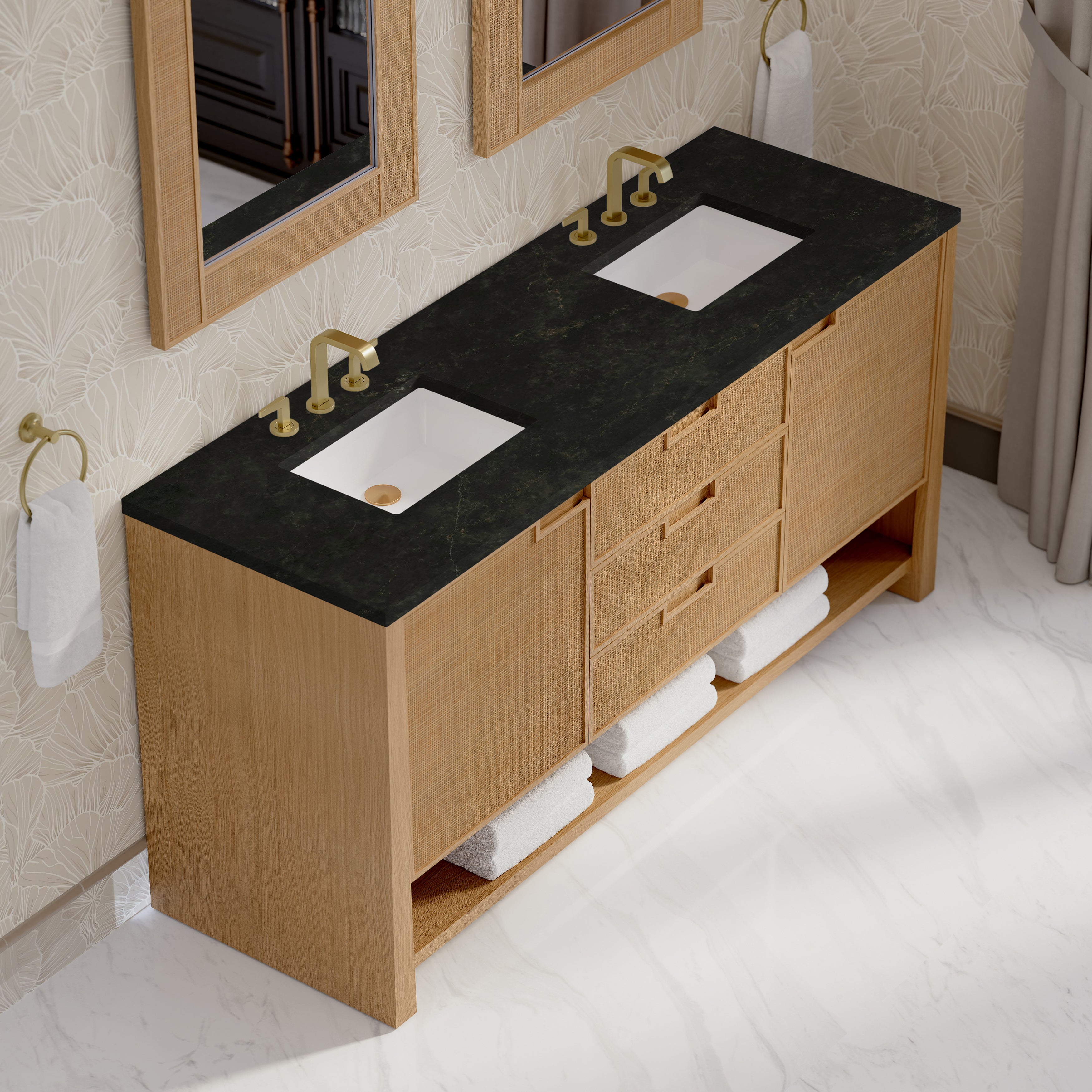Vanity Solene 72 Double - 3cm Silestone Top