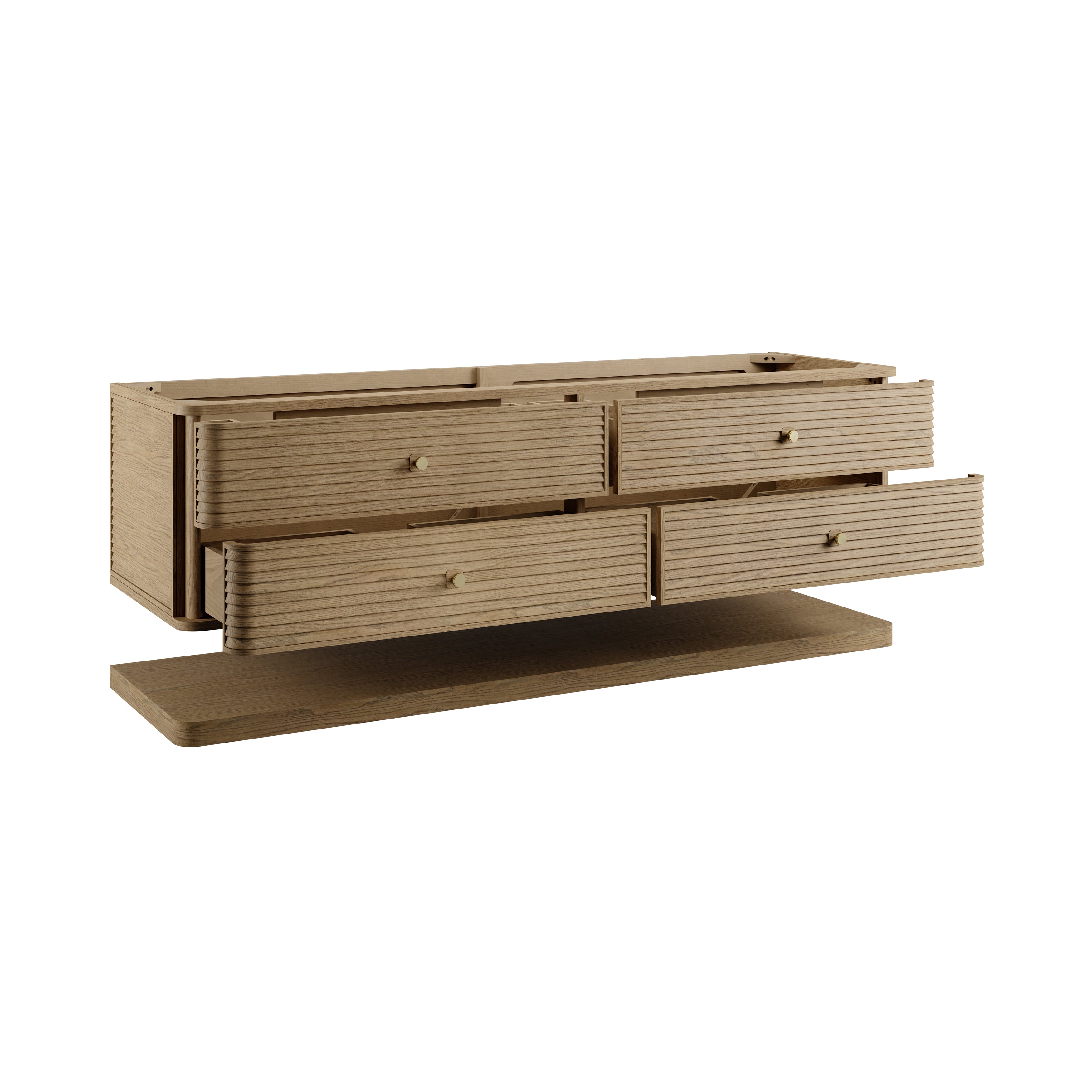 Allamari 72" Double Vanity - 3cm Stone Top