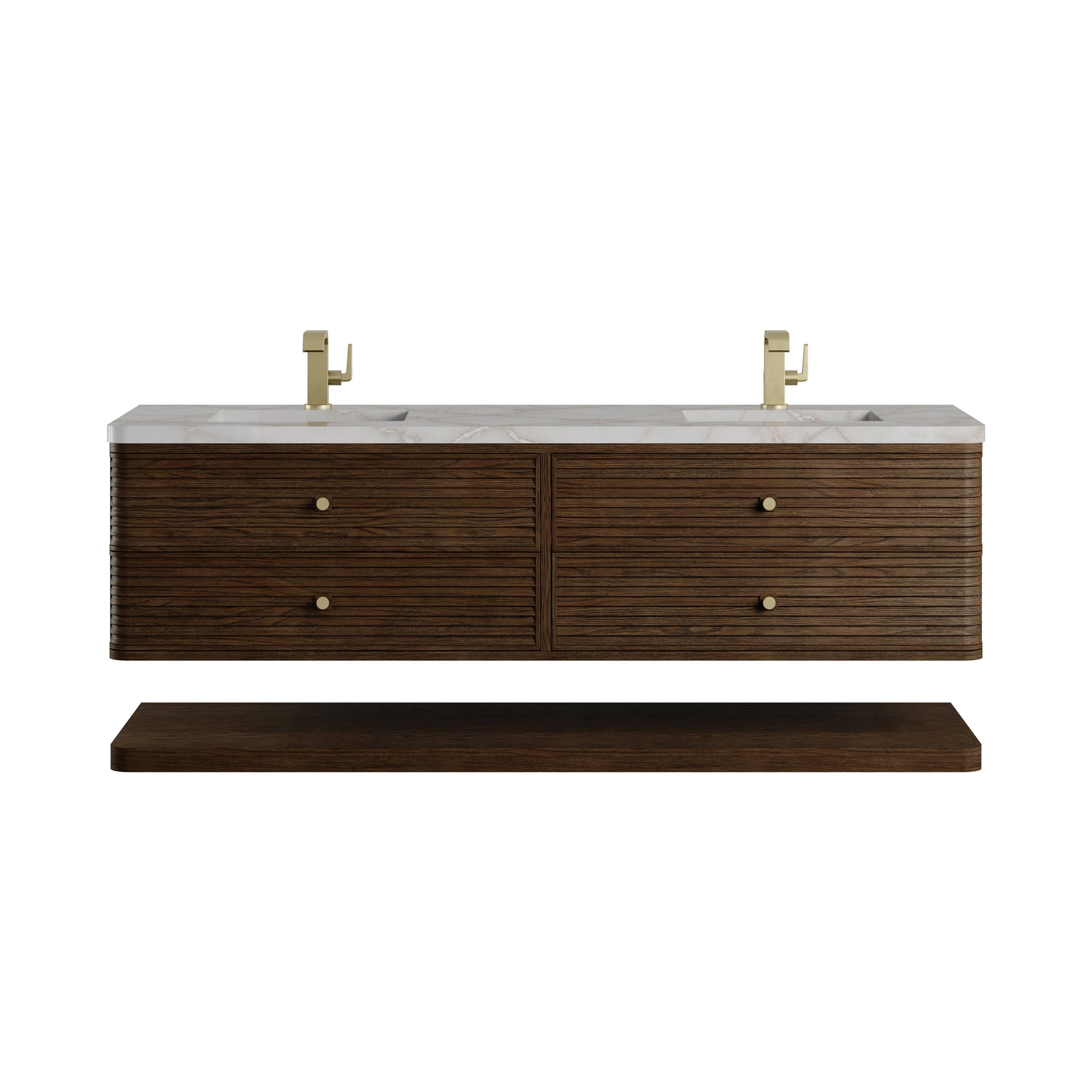 Allamari 72" Double Vanity - 3cm Stone Top