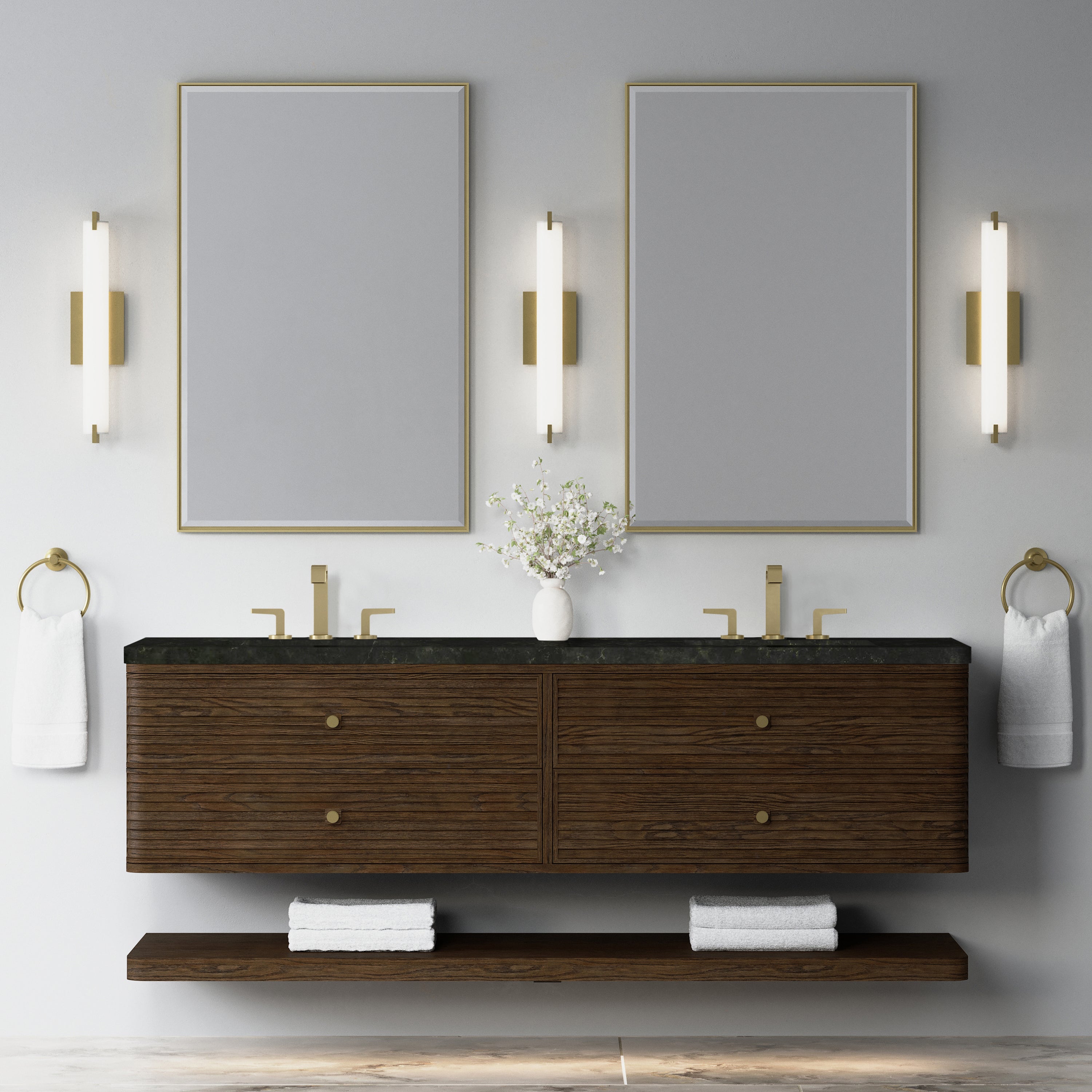 Allamari 72" Double Vanity - 3cm Stone Top